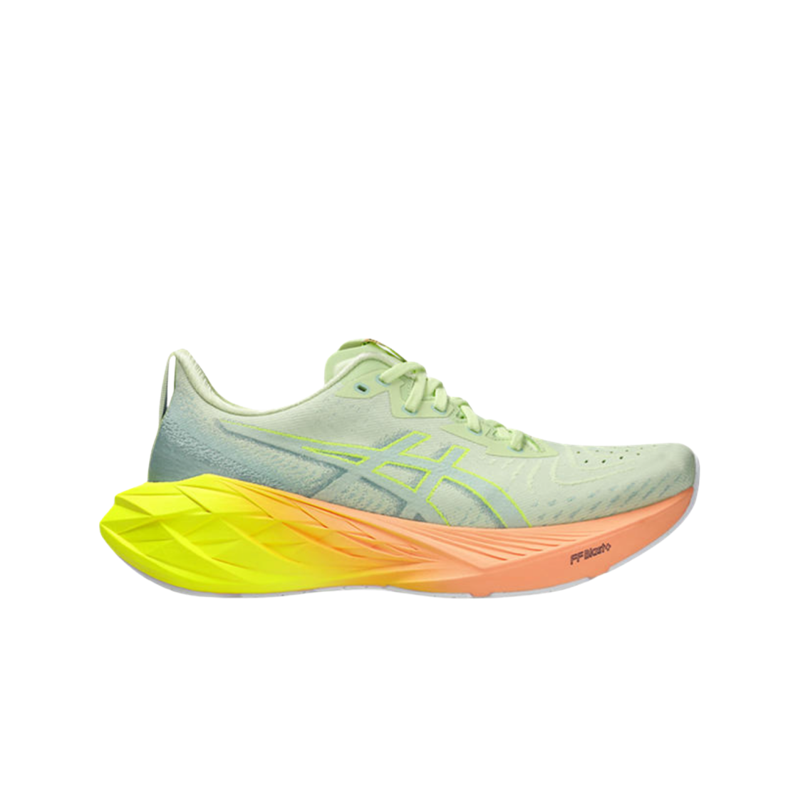 아식스 노바블라스트 4 쿨 마차 세이프티 옐로우(Asics Novablast 4 Cool Matcha Safety Yellow)