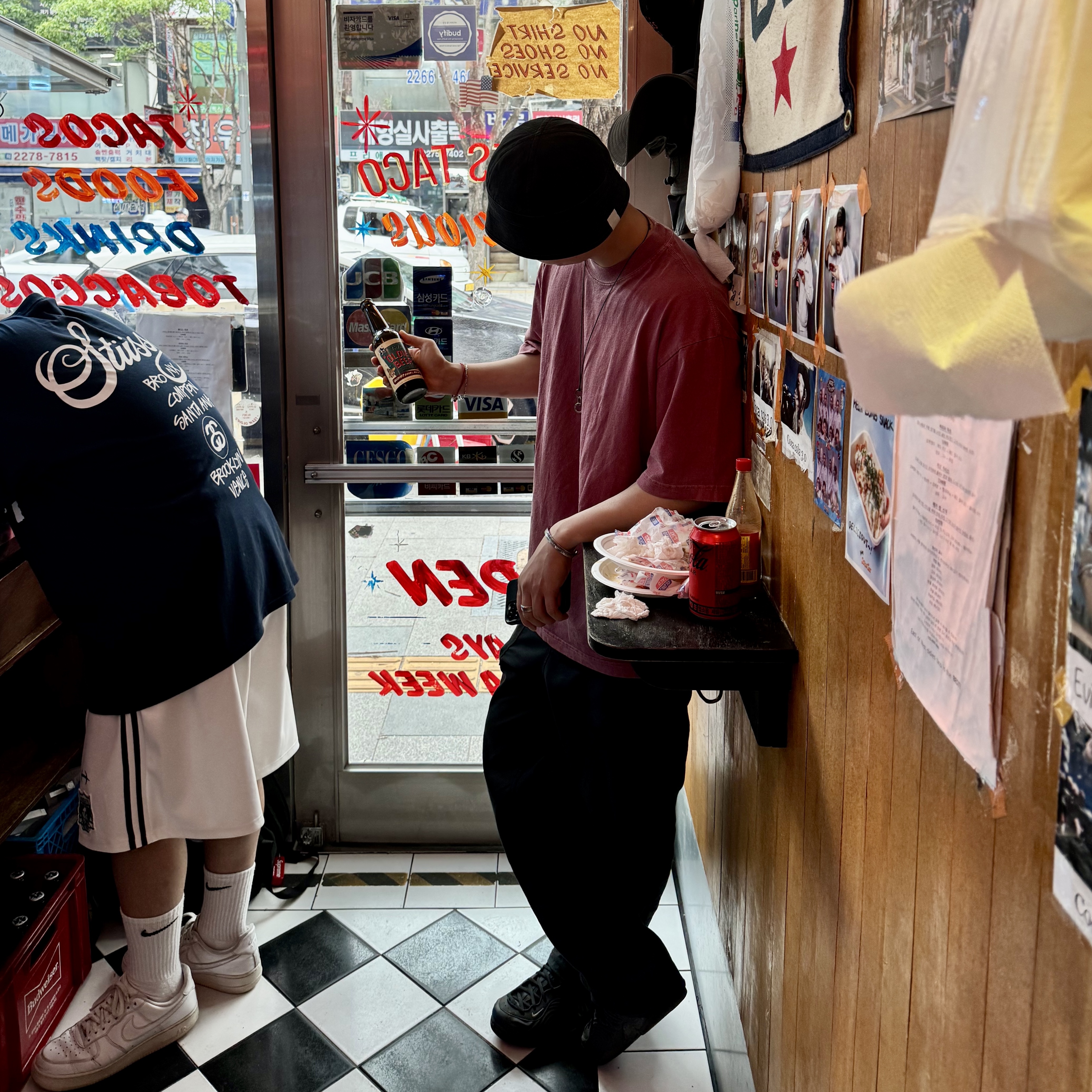 Needles String Fatigue Pants Back Sateen Olive, Nike x Comme des Garcons Homme Plus Air Foamposite One Black 착용 스타일 - 3