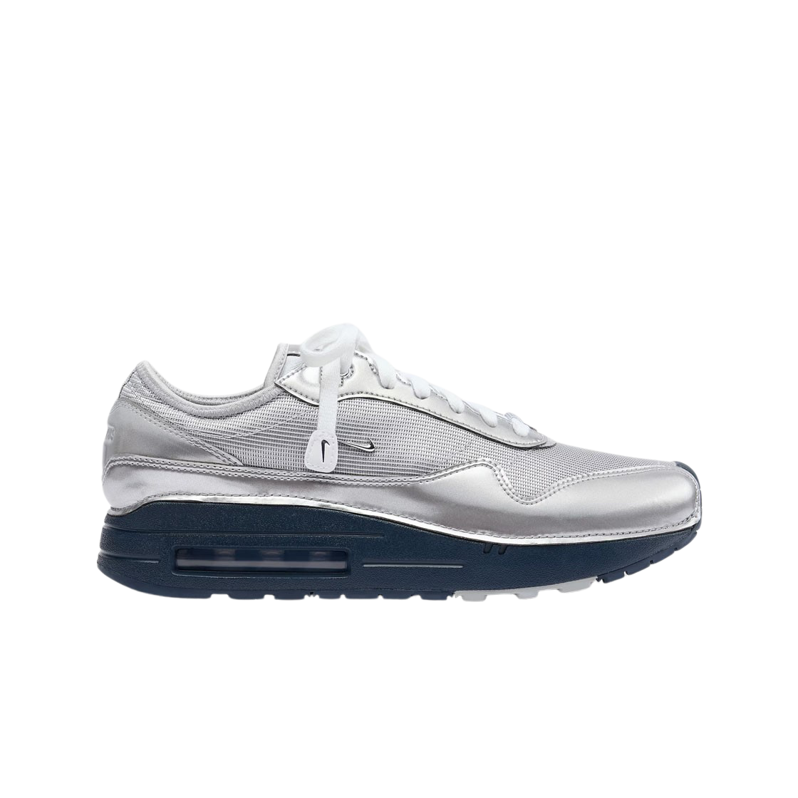 나이키 x 자크뮈스 에어맥스 1 '86 메탈릭 실버 미드나잇 네이비(Nike x Jacquemus Air Max 1 '86 Metallic Silver Midnight Navy)
