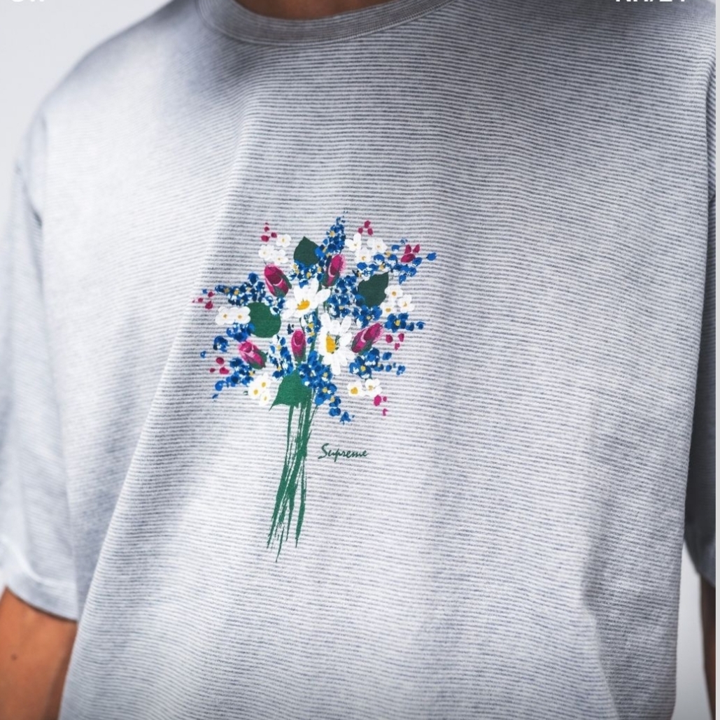 Supreme Bouquet S/S Top Stripe - 24SS 착용 스타일 - 2