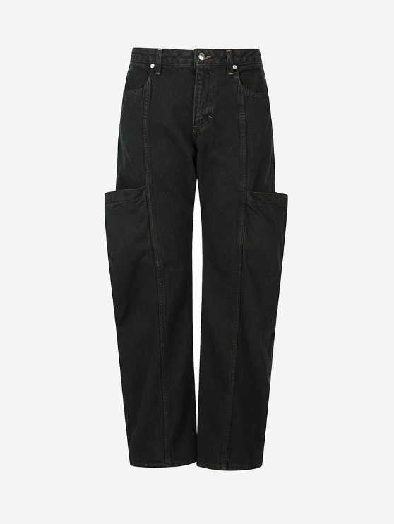 Eckhaus Latta Pocket Jean Pine 착용 스타일 - 2