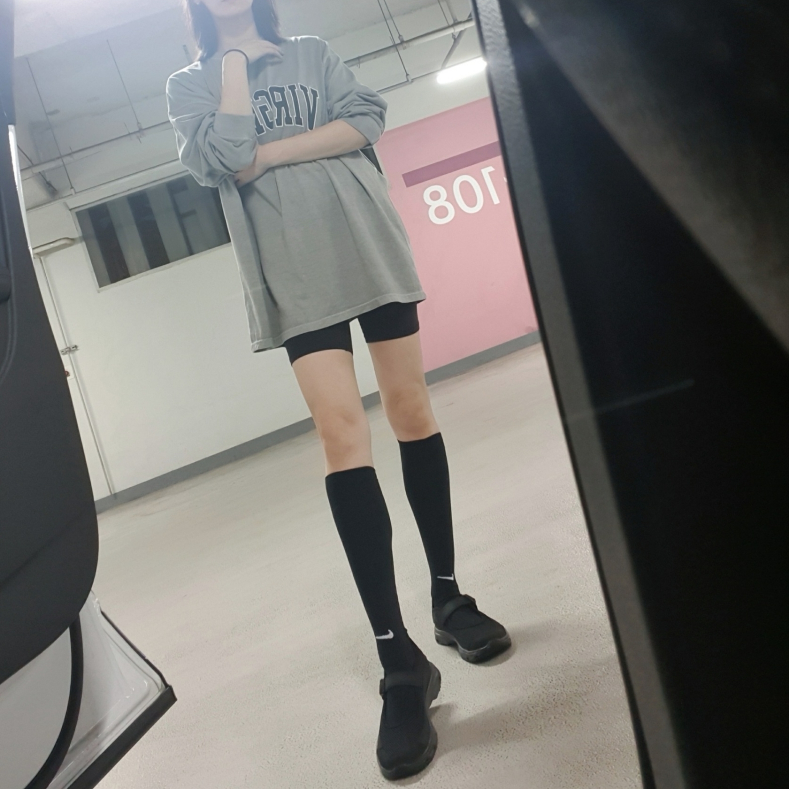 Nike Academy Over The Calf Football Knee High Socks Black (Korean Ver.) 착용 스타일