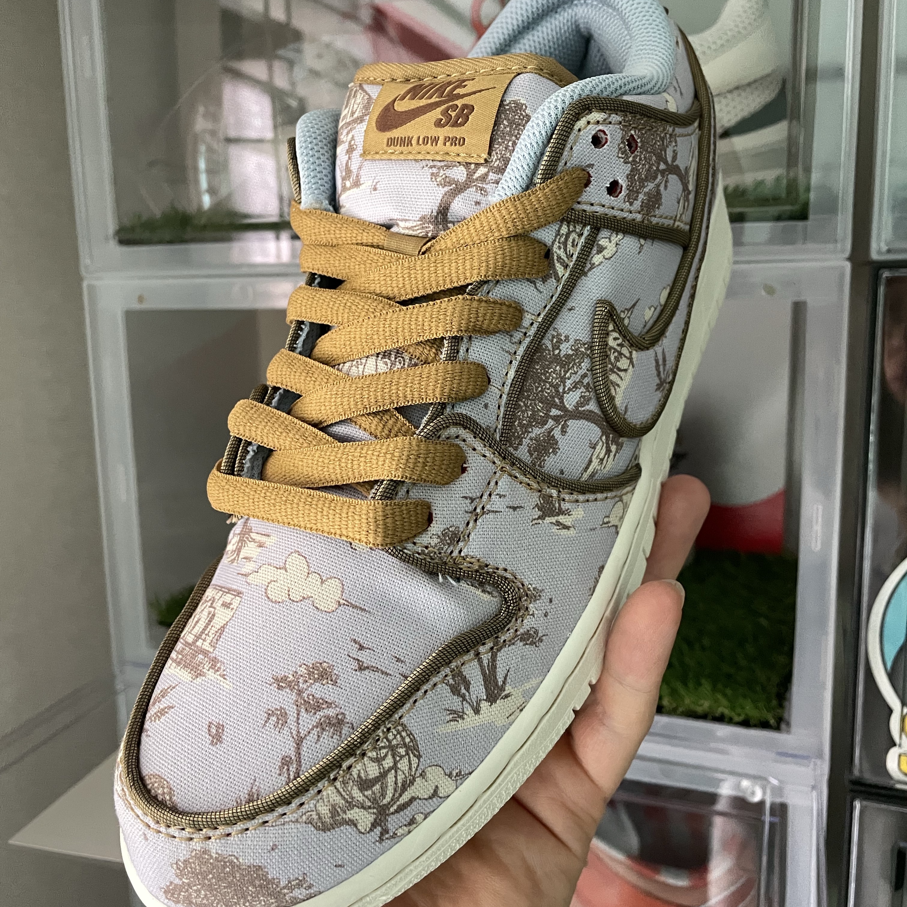 Nike SB Dunk Low Pro Premium Toile 착용 스타일 - 2