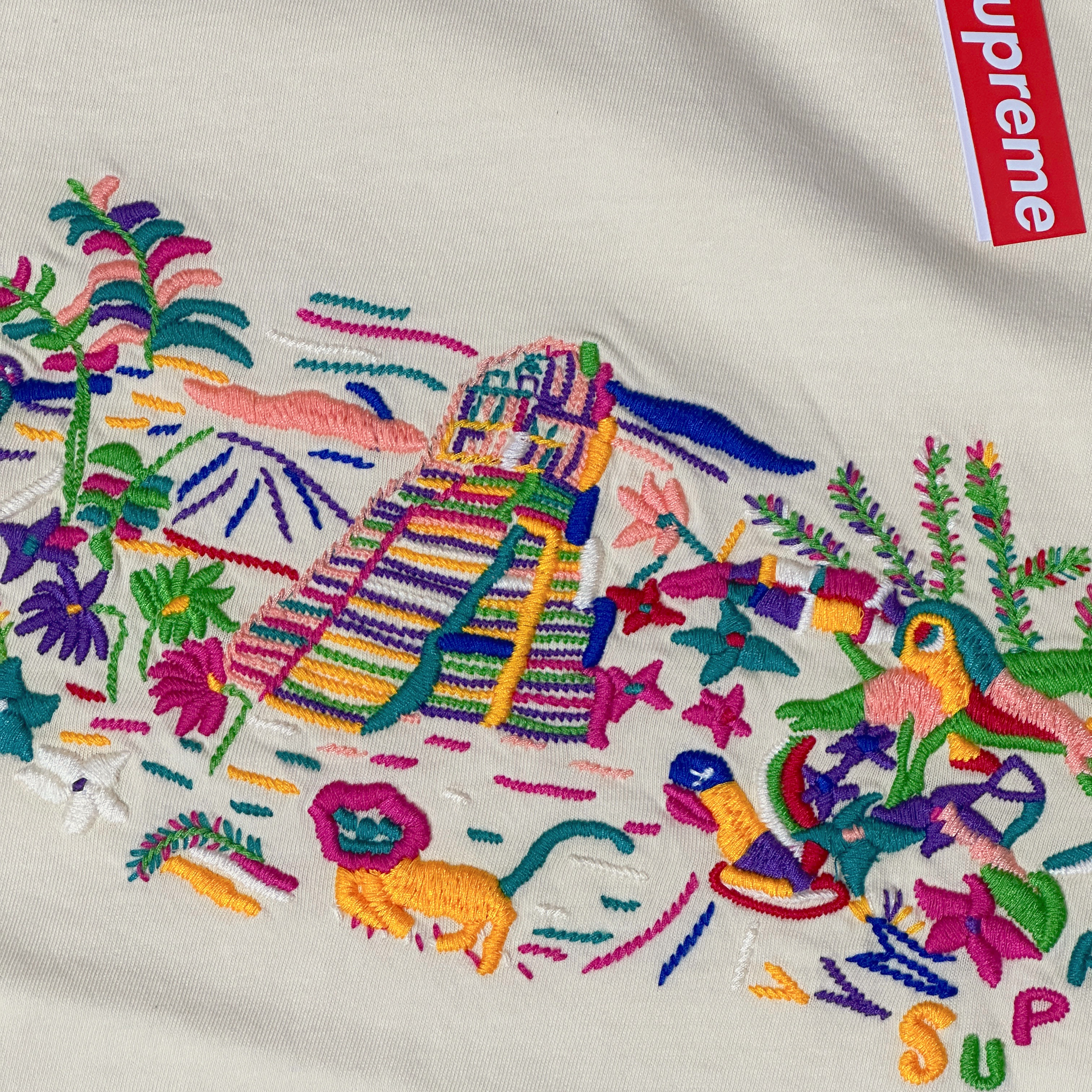 Supreme Machu Picchu S/S Top Natural - 24SS 착용 스타일 - 2