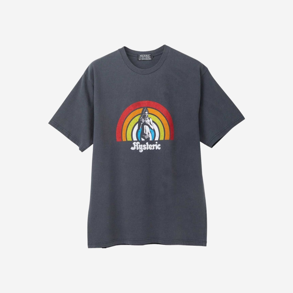 Hysteric Glamour Rainbow T-Shirt Black 상세 이미지 1