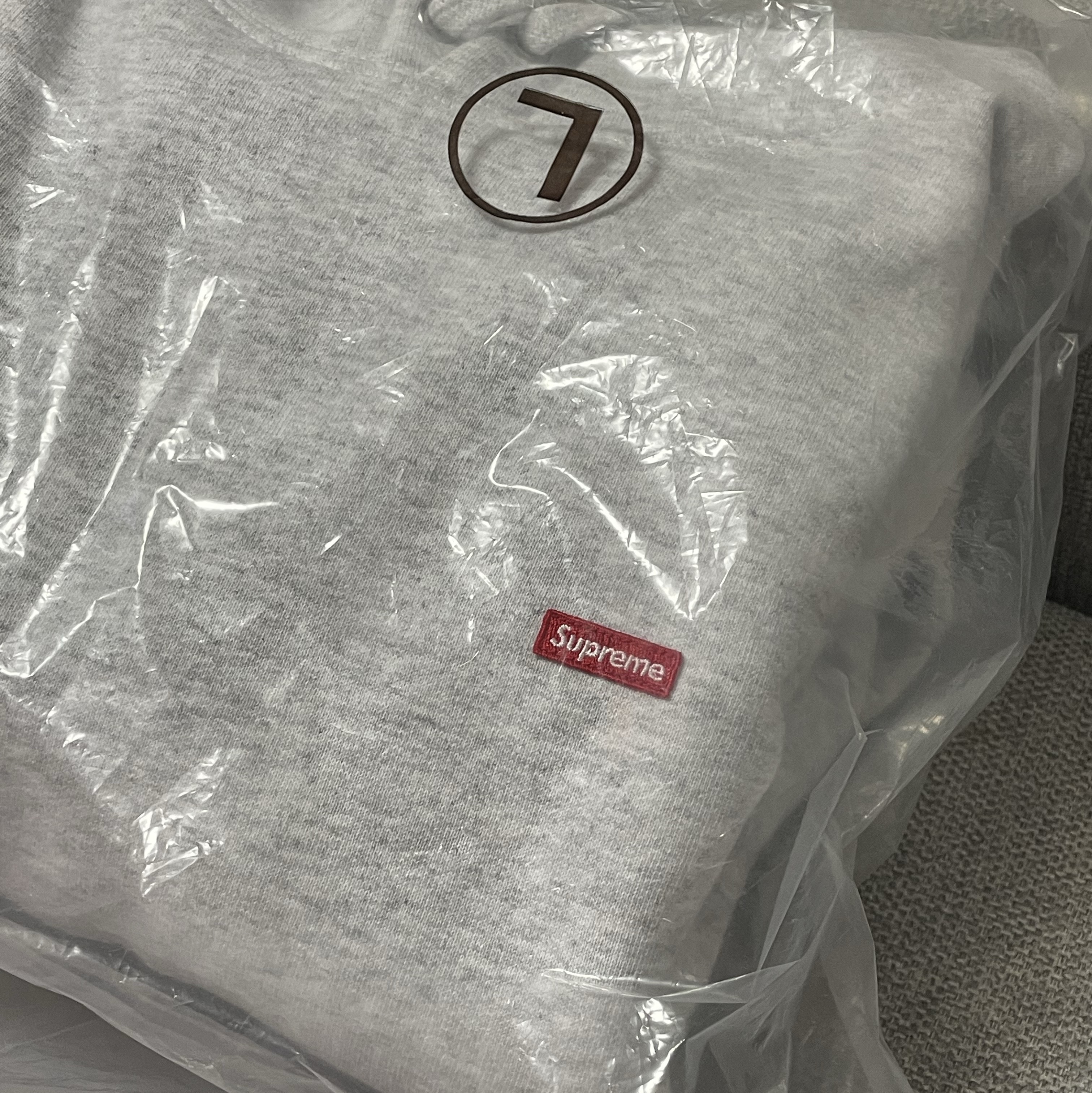 Supreme Small Box Hooded Sweatshirt Ash Grey - 24SS 착용 스타일