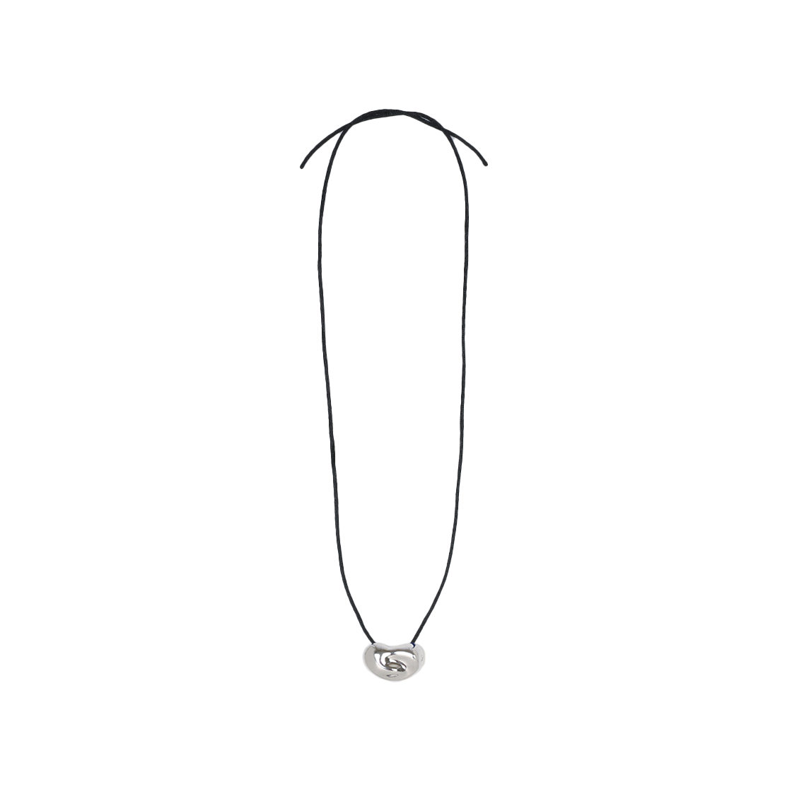 100480 ACOC Pebble Necklace Silver - 대표 이미지 #1