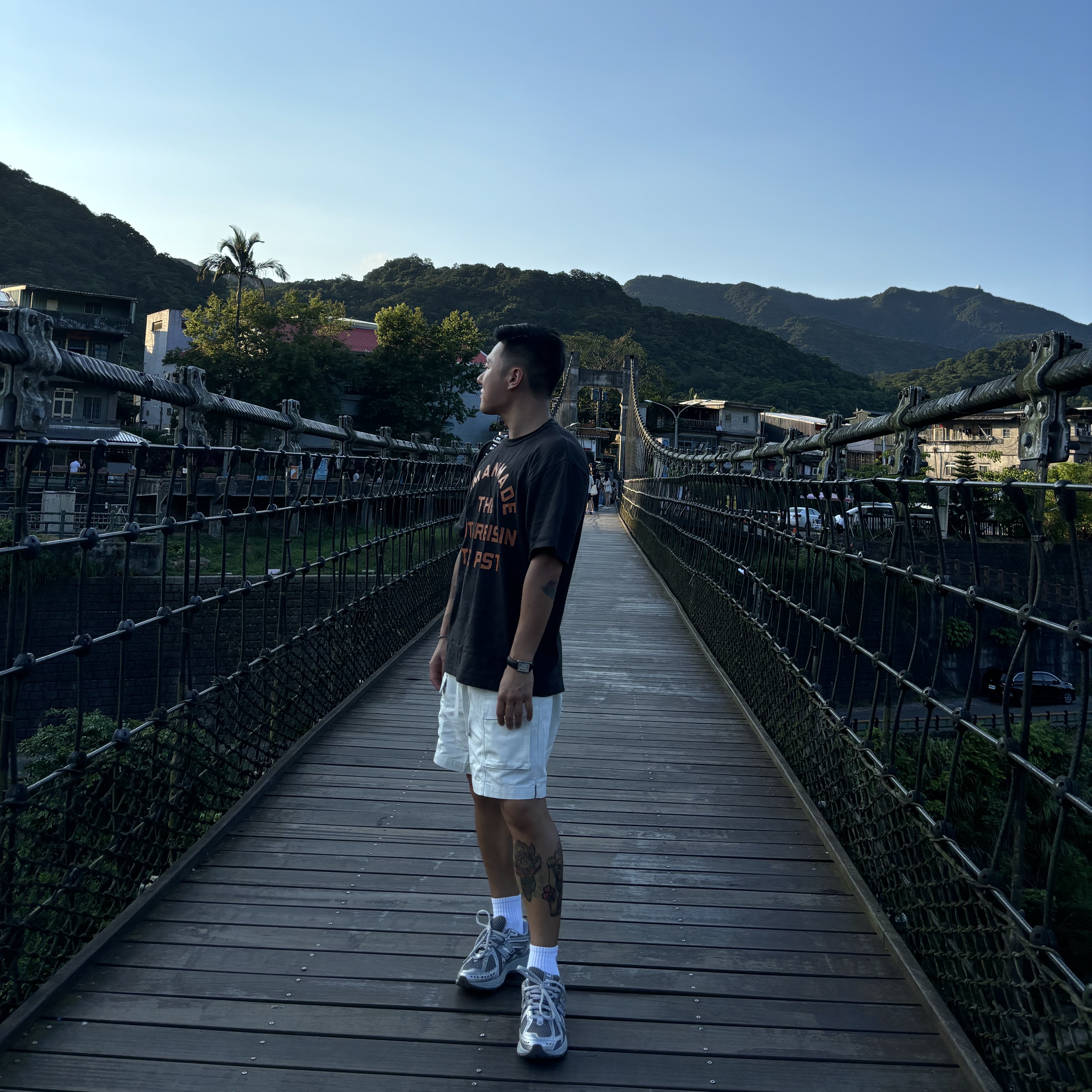 New Balance 1906R Harbor Grey Silver Metalic, Human Made Graphic T-Shirt #10 Black 착용 스타일 - 2