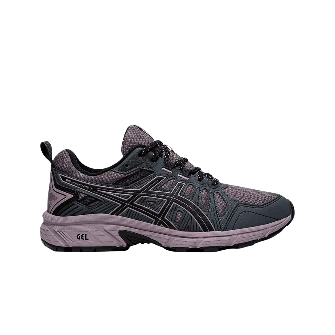 (W) 아식스 젤 벤쳐 7 캐리어 그레이 바이올렛 블러쉬((W) Asics Gel-Venture 7 Carrier Grey Violet Blush) - 1