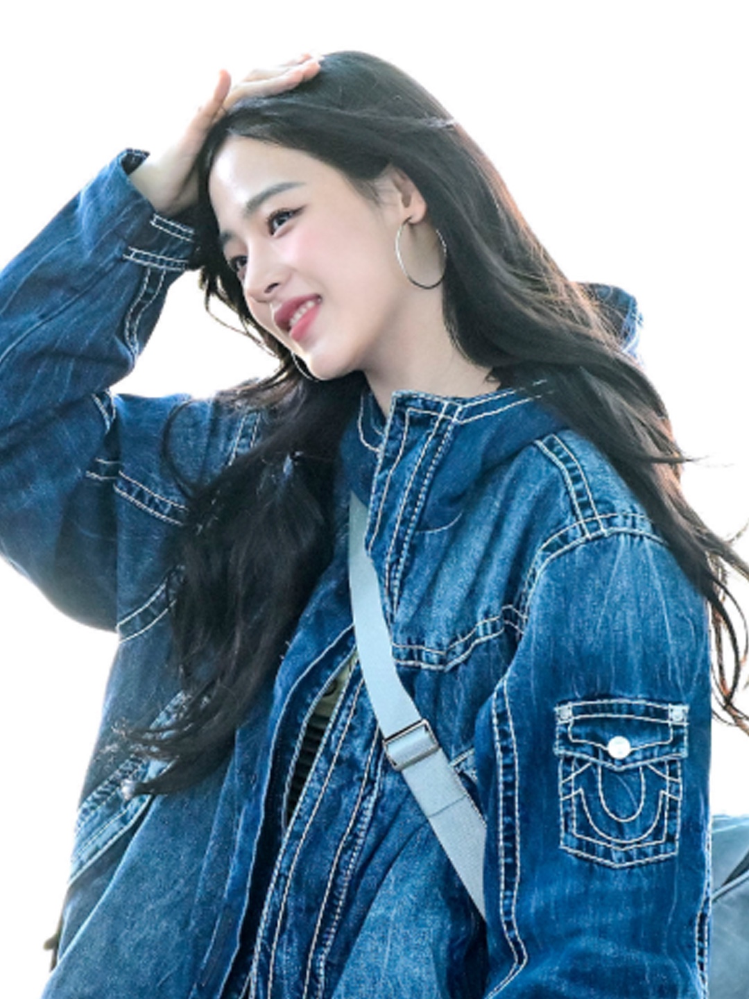 True Religion Denim Field Trucker Jacket Indigo, True Religion x Fetch Denim Jacket Indigo 착용 스타일 - 3