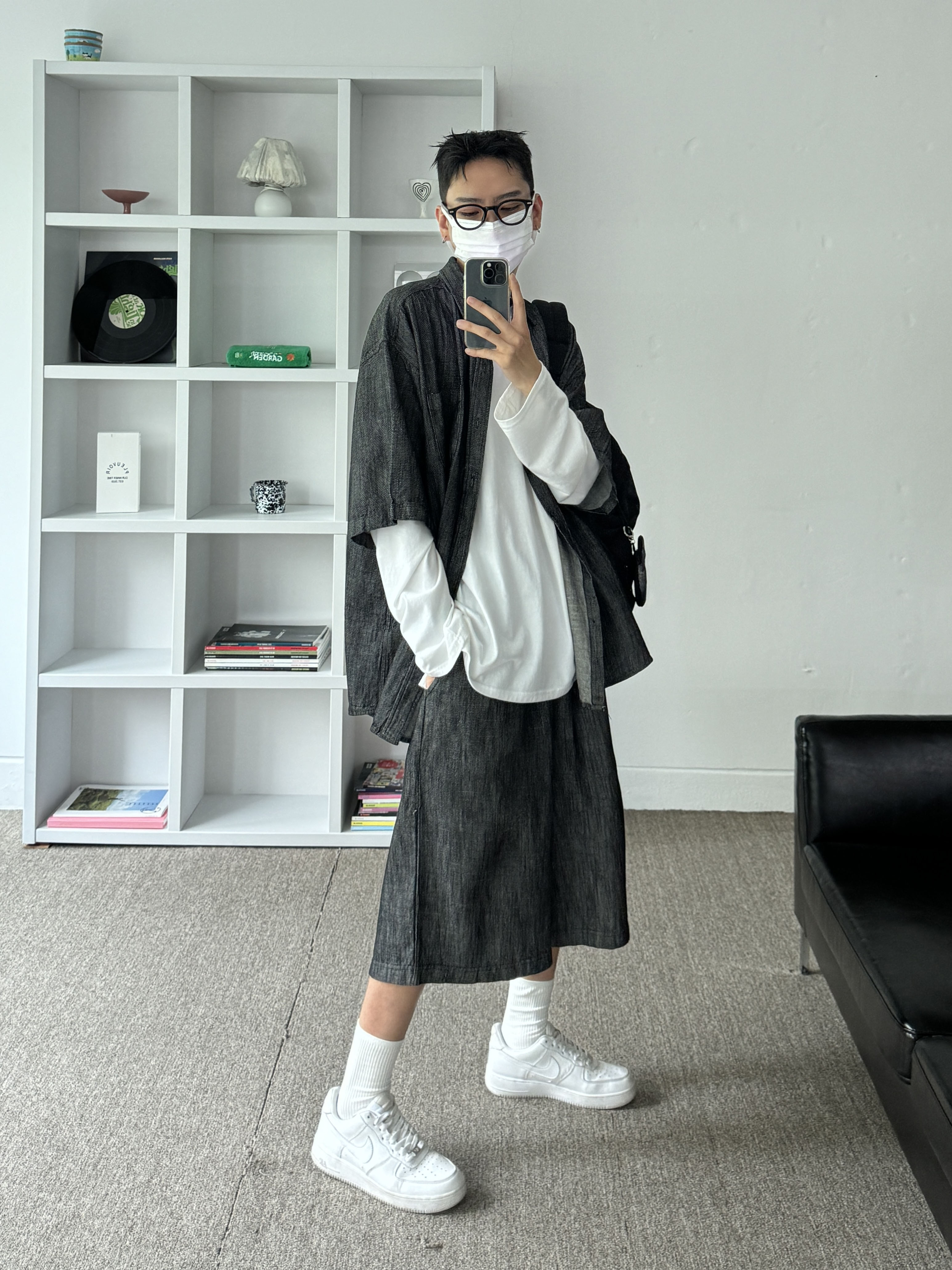 Nike Air Force 1 '07 Low White 착용 스타일