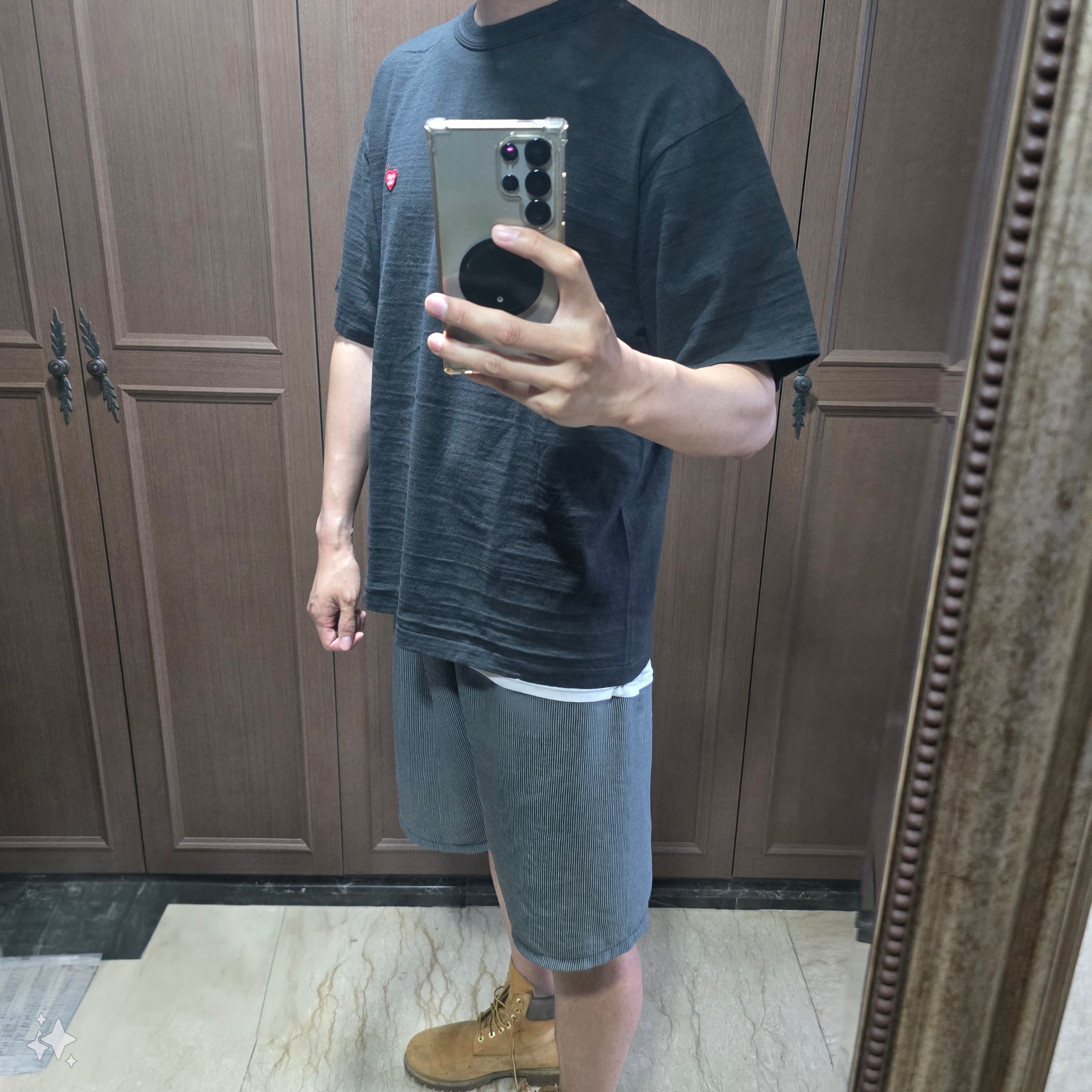 Human Made Heart Badge T-Shirt Black - Offline Store Exclusive, Timberland Premium 6 inch Waterproof Boot Wheat Nubuck - Wide 착용 스타일 - 1