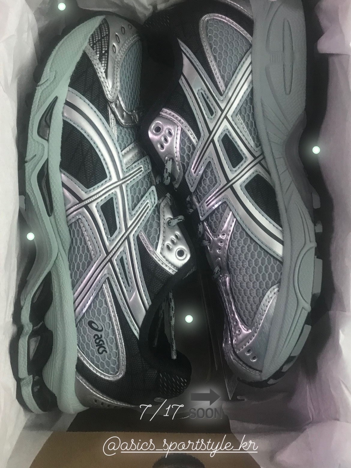 Asics Gel-Nimbus 10.1 Ocean Haze Pure Silver 착용 스타일