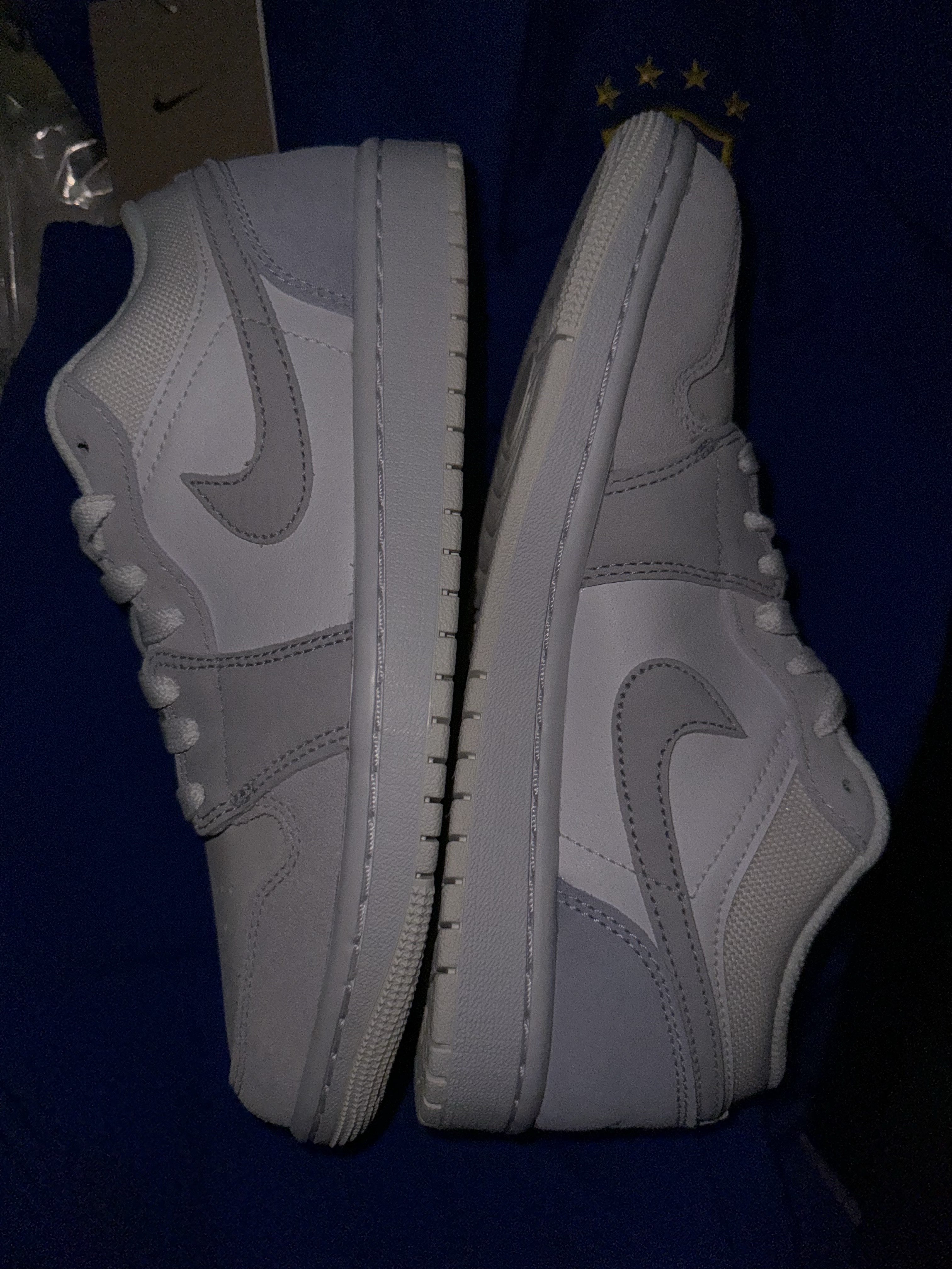 Nike Brazil 1998 Reissue Soccer Replica Track Pants Lyon Blue (FZ6716-438), Jordan 1 Low Paris 착용 스타일 - 3