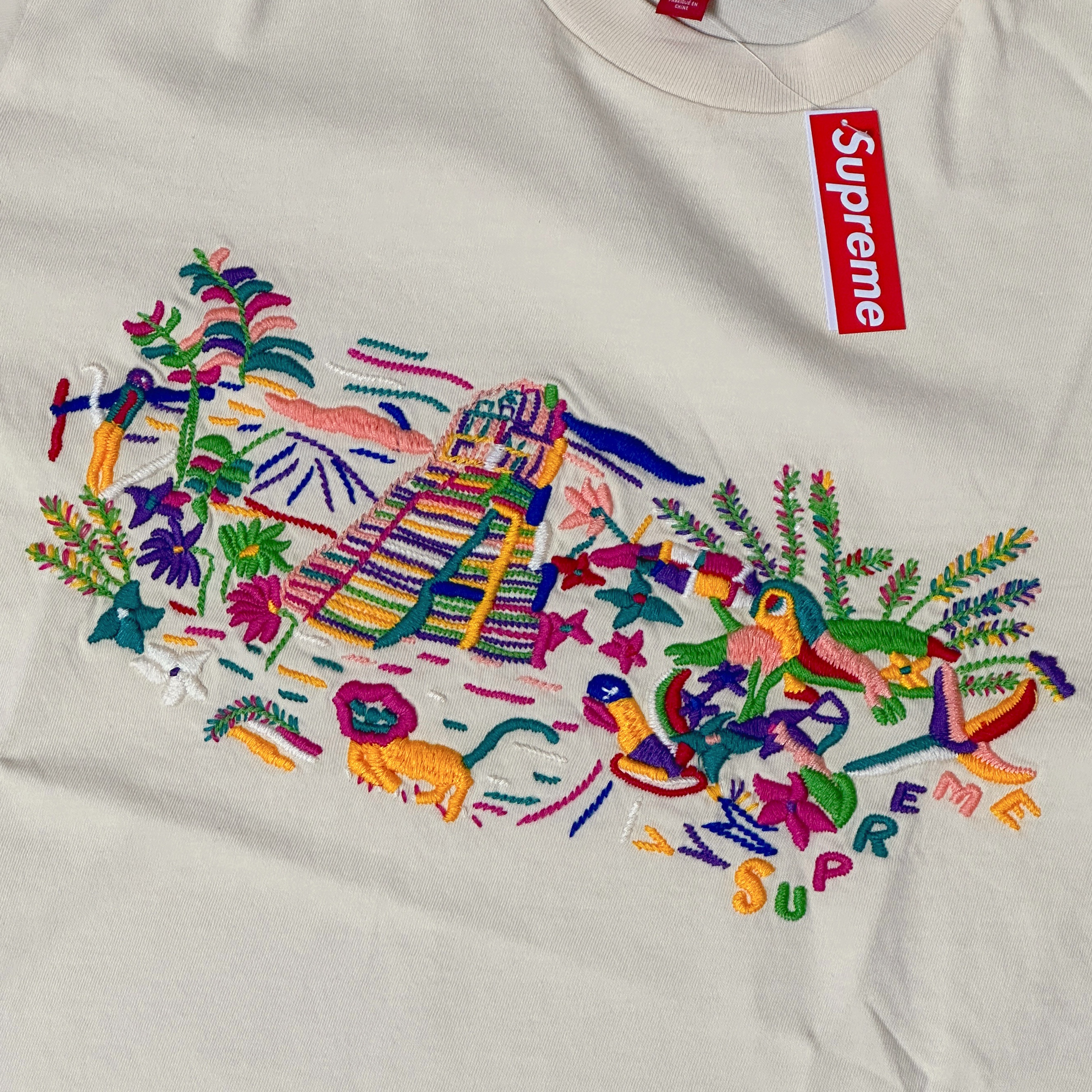 Supreme Machu Picchu S/S Top Natural - 24SS 착용 스타일 - 1