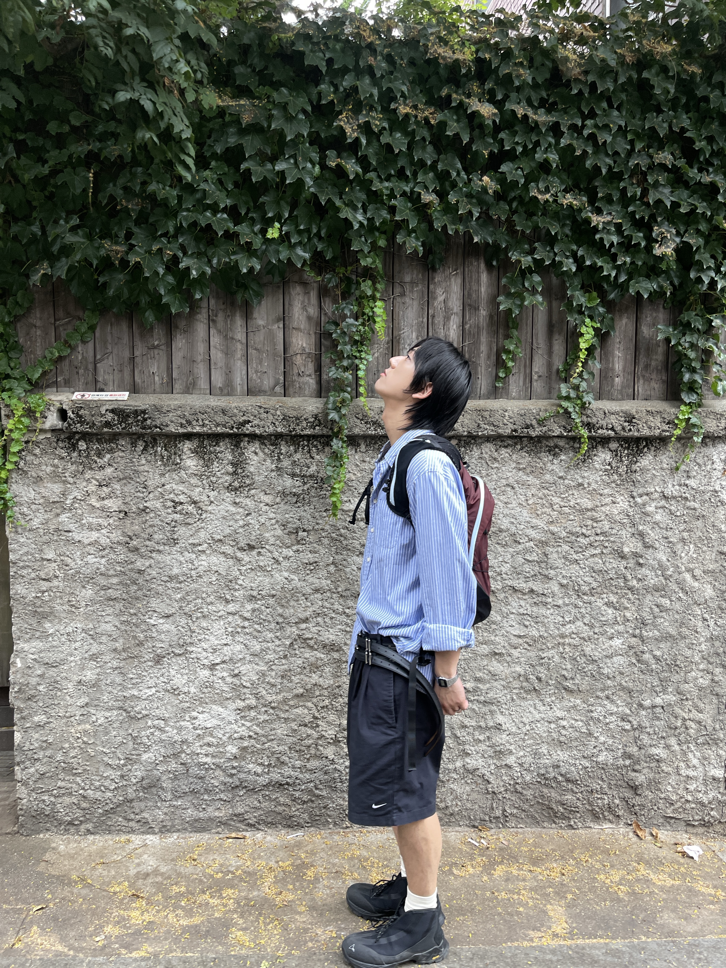 Roa Hiking Teri Black, Salomon x MM6 Maison Margiela XT-15 Bordeaux 착용 스타일 - 3