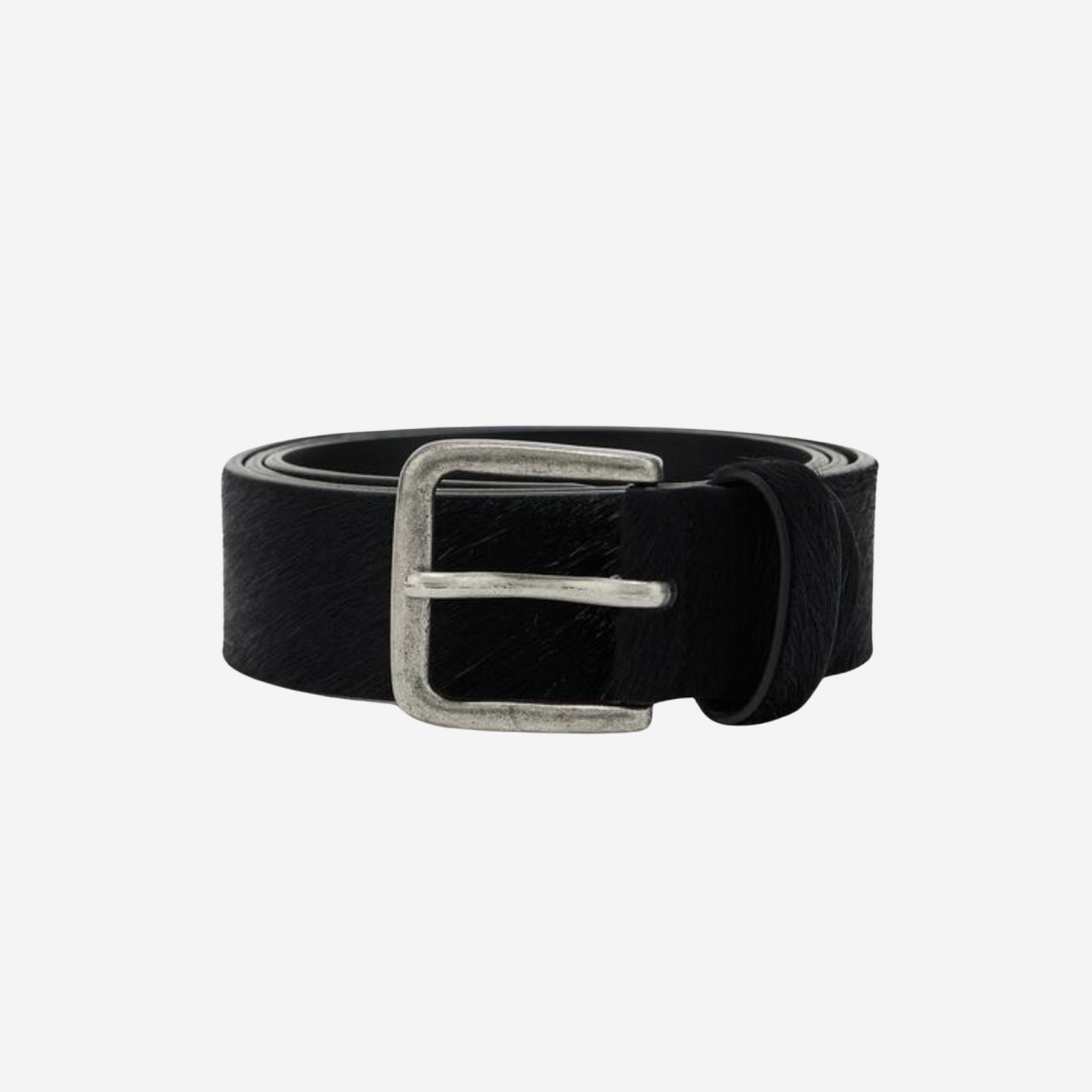 (W) Deinet Cowhide Leather Belt in Black 상세 이미지 1