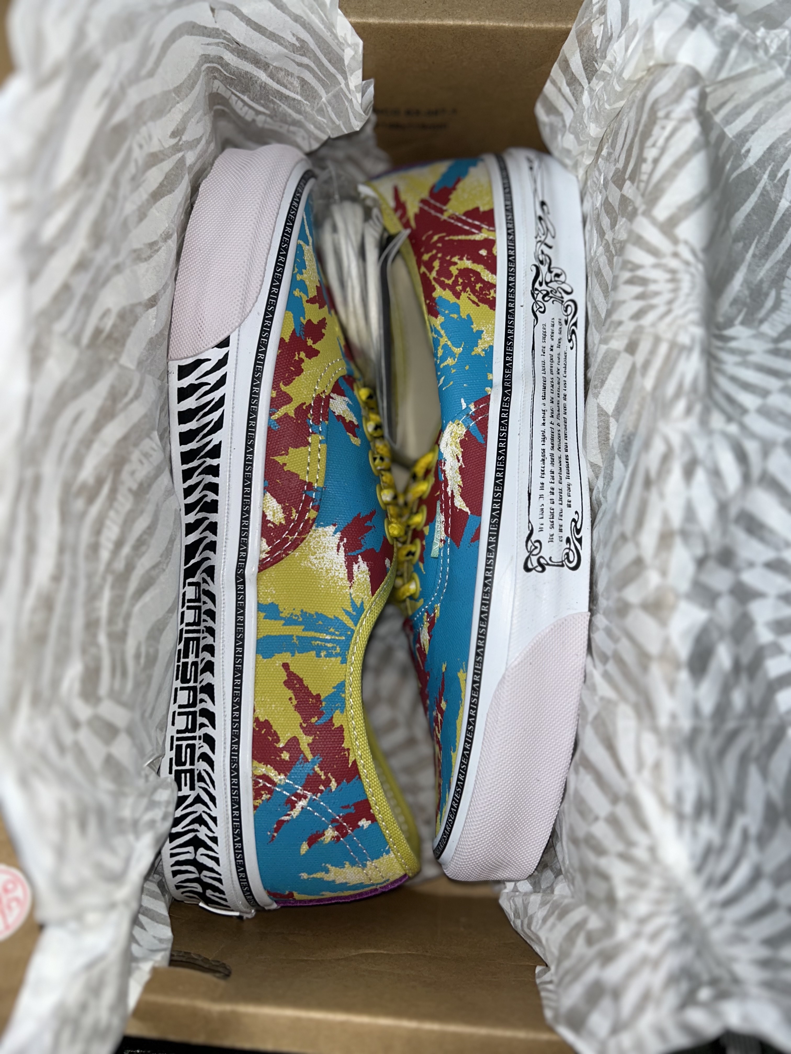 Vans Vault x Aries OG Authentic LX Weed Muted 착용 스타일 - 7