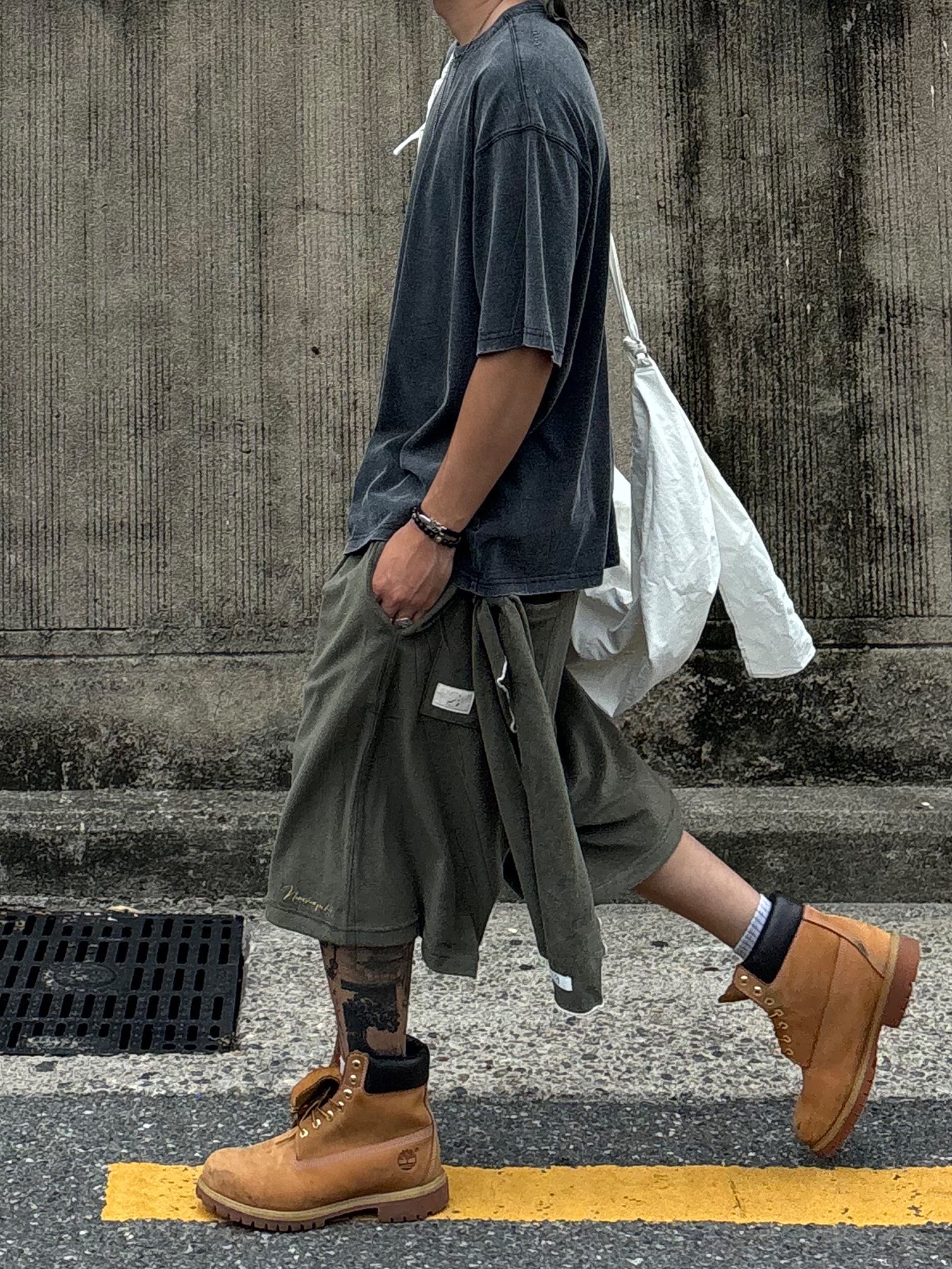 Timberland Premium 6 inch Waterproof Boot Wheat Nubuck - Wide 착용 스타일 - 2
