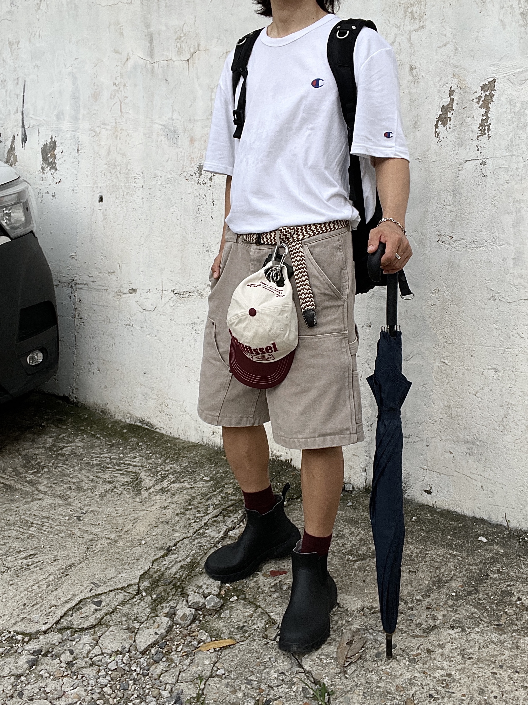 Rockfishweatherwear x Goyowear Trail Rainboots Black 착용 스타일 - 4