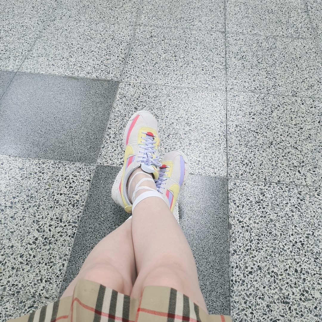 Nike x Union Cortez SP Lemon Frost 착용 스타일