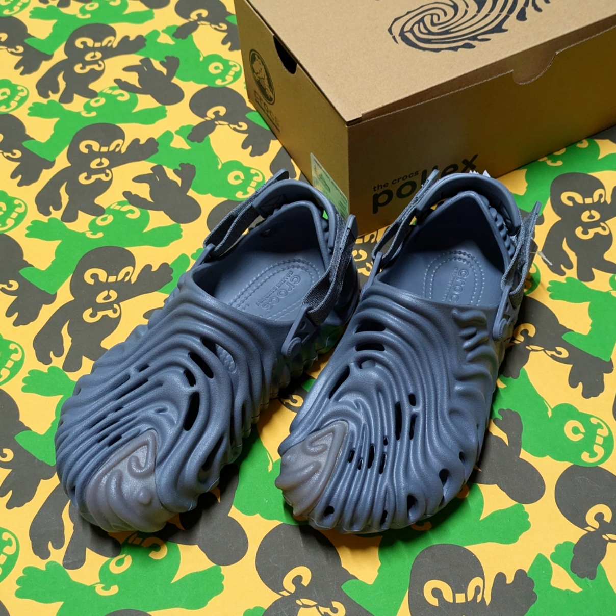 Crocs x Salehe Bembury Pollex Clog Niagara 착용 스타일 - 1