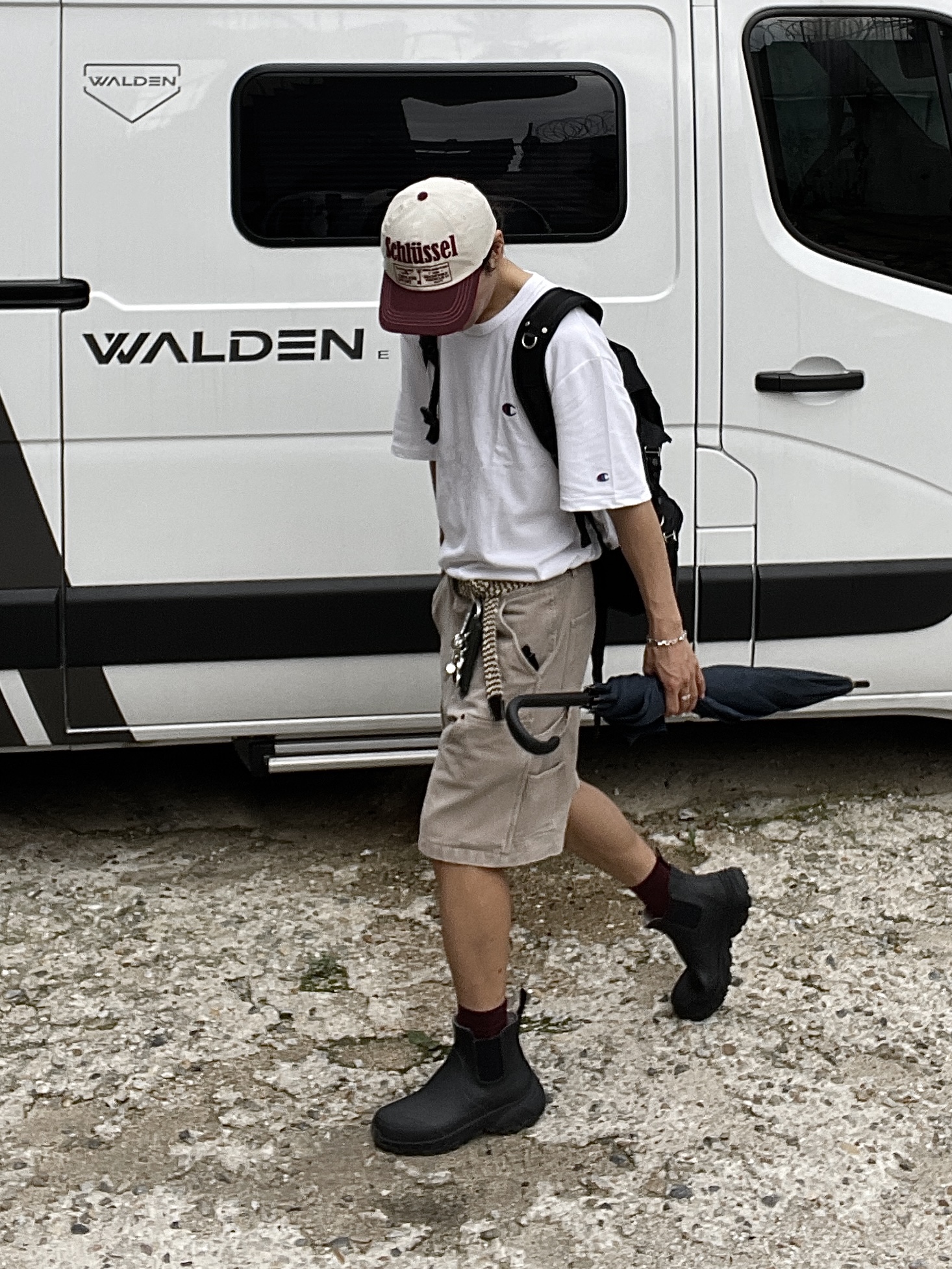 Rockfishweatherwear x Goyowear Trail Rainboots Black 착용 스타일 - 3