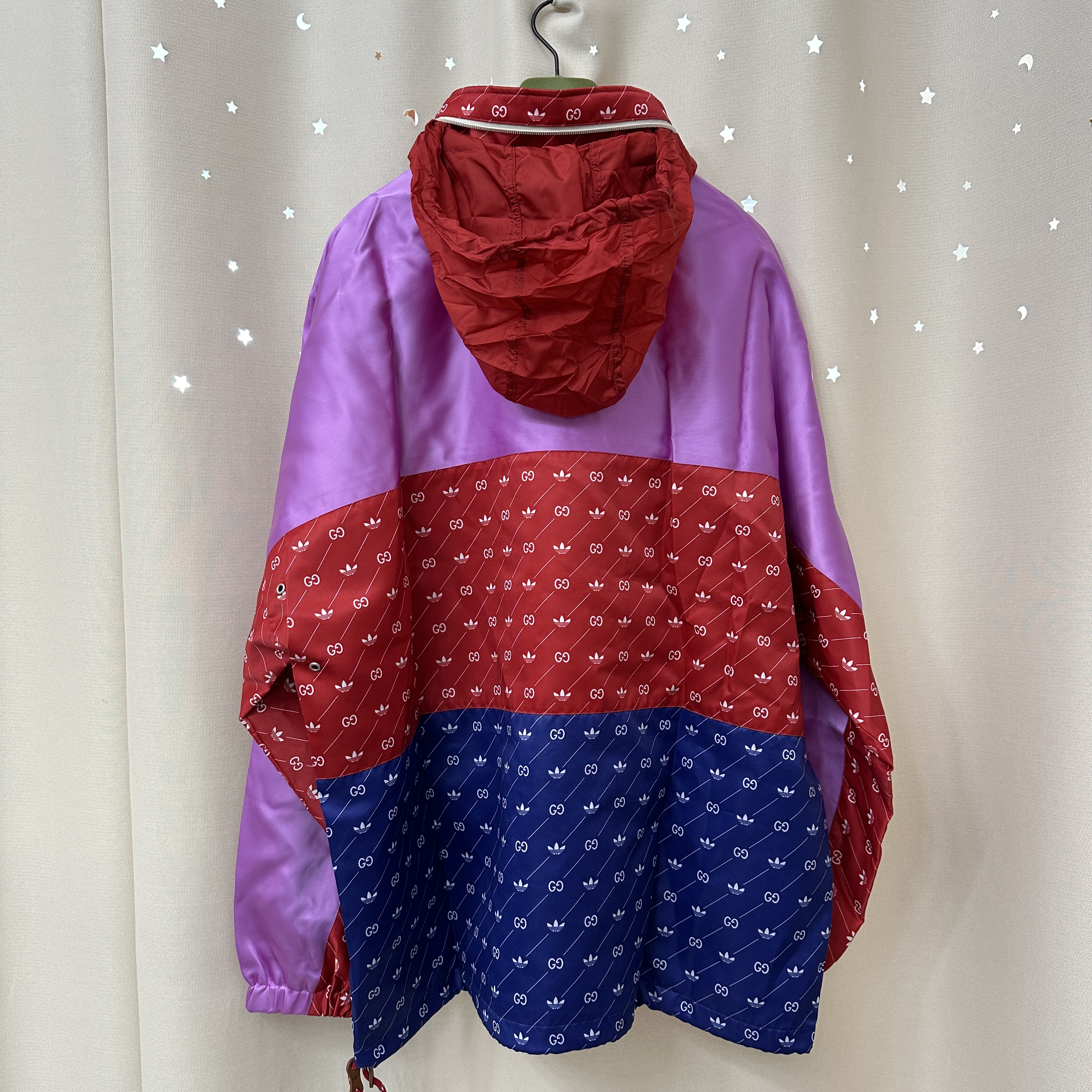 Gucci x Adidas Acetate Jacket Pink 착용 스타일 - 4