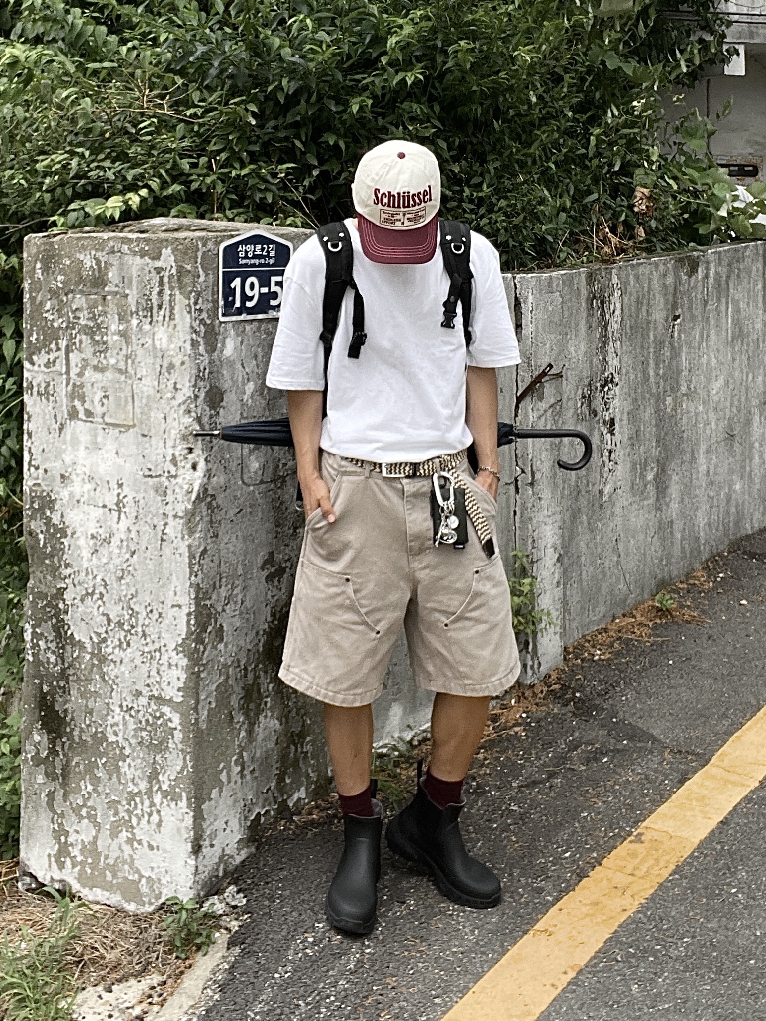 Rockfishweatherwear x Goyowear Trail Rainboots Black 착용 스타일 - 7