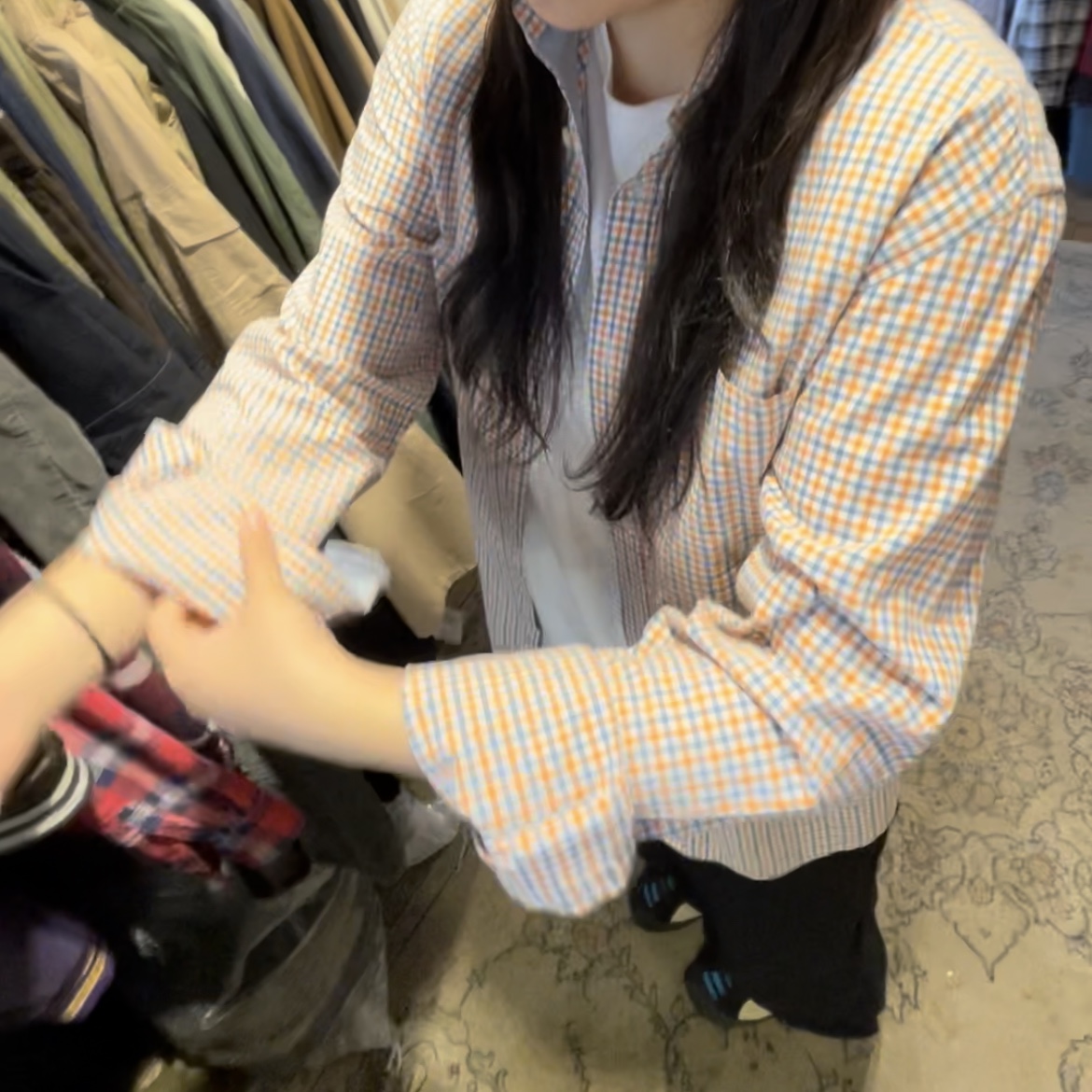 (W) Keen Jasper Rocks SP Sneakers Beige 착용 스타일