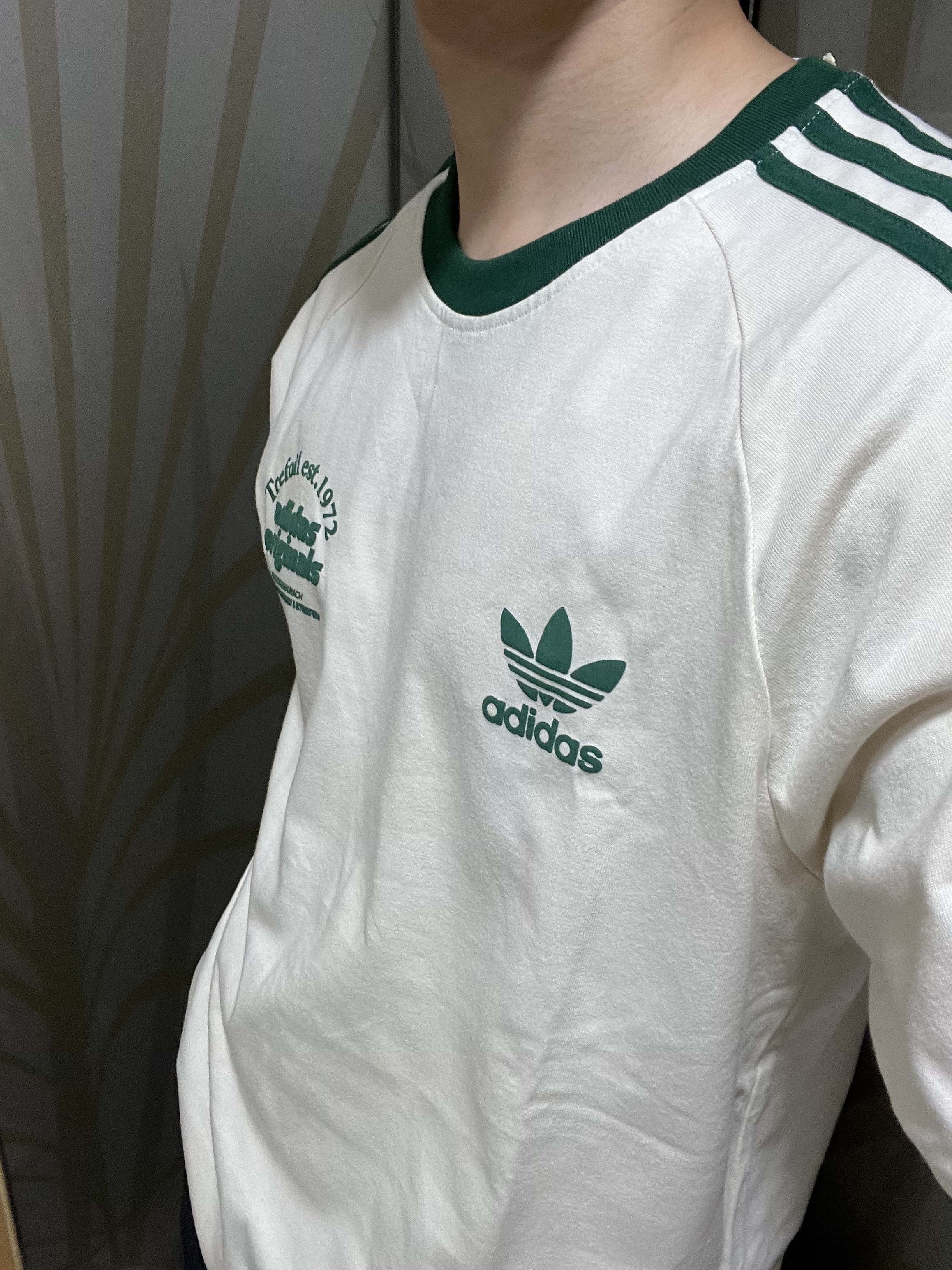Adidas Sport Graphic Cali T-Shirt Wonder White - KR Sizing 착용 스타일 - 2