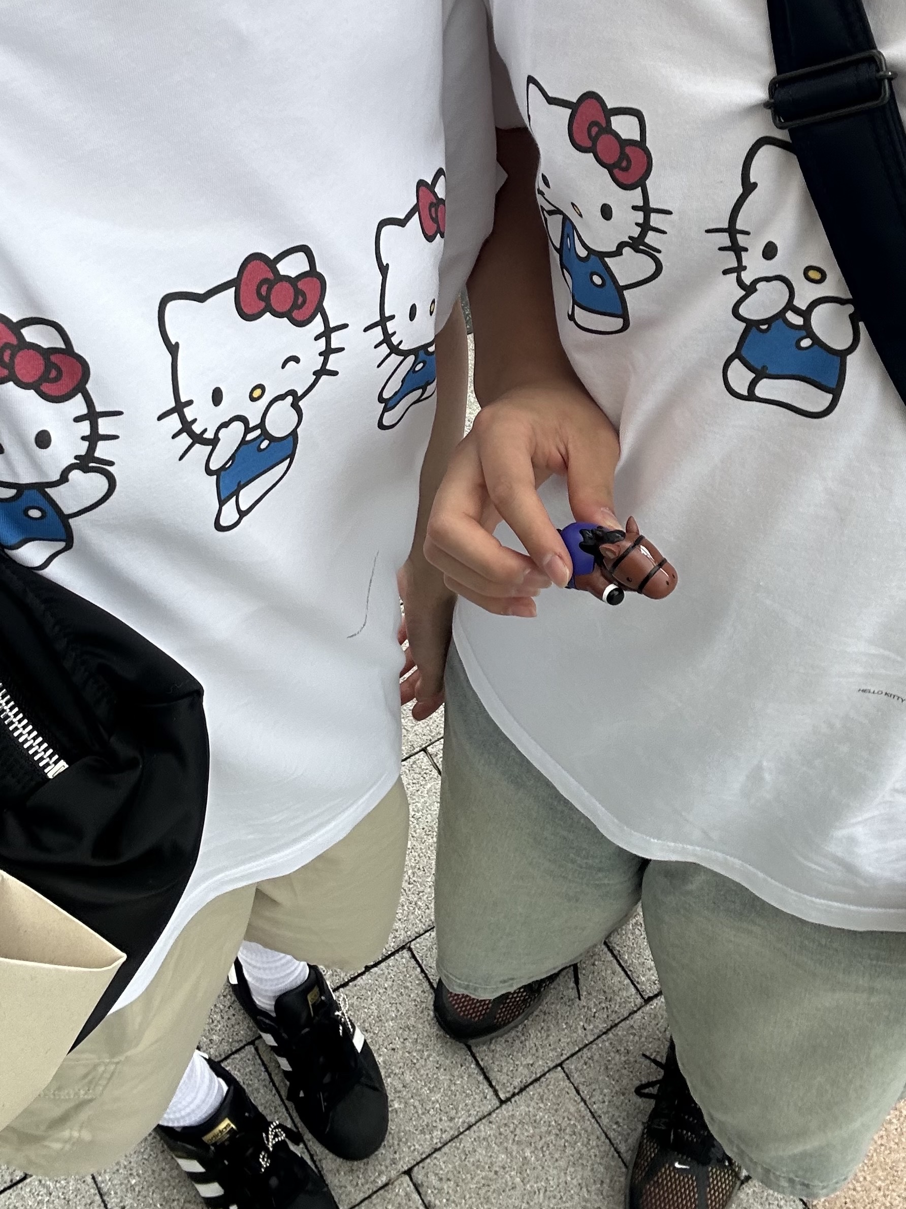 BAPE 1st Camo By Bathing Ape T-Shirt White, Nike x Stussy Air Max 2013 Black 착용 스타일 - 5