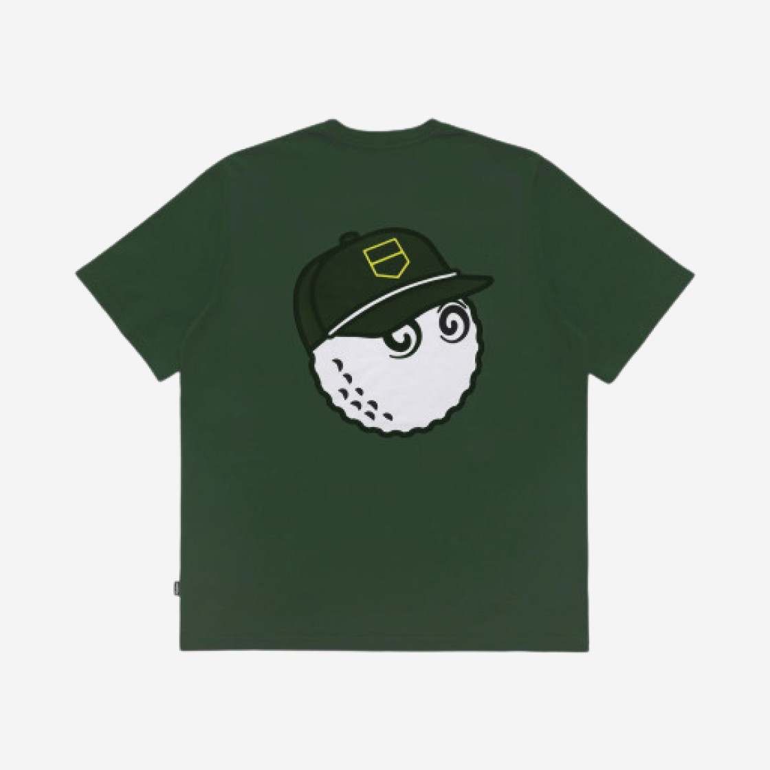 Malbon Golf x TAG Heuer Bucket Round T-Shirt Green 상세 이미지 2