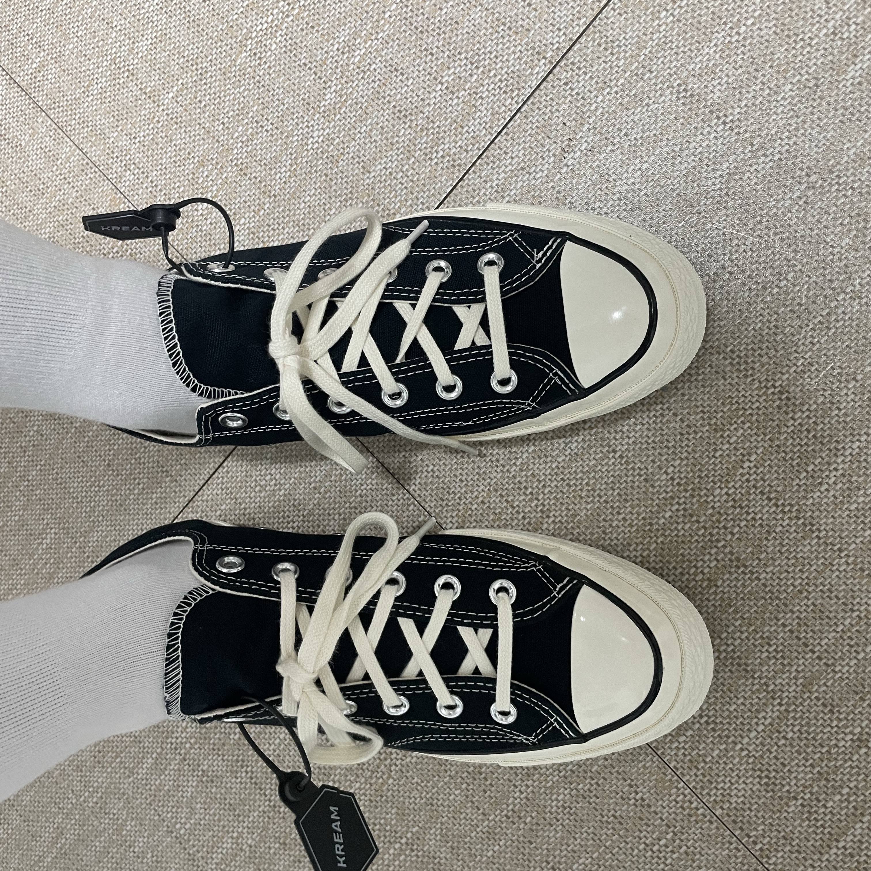Converse Chuck 70 Ox Black - Standard 착용 스타일