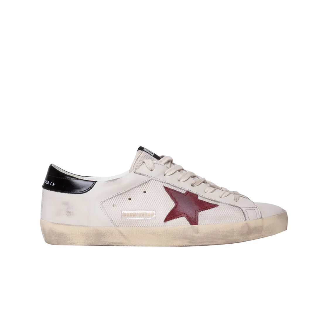 골든구스 슈퍼스타 화이트 포메그레네이트 블랙(Golden Goose Superstar White Pomegranate Black)