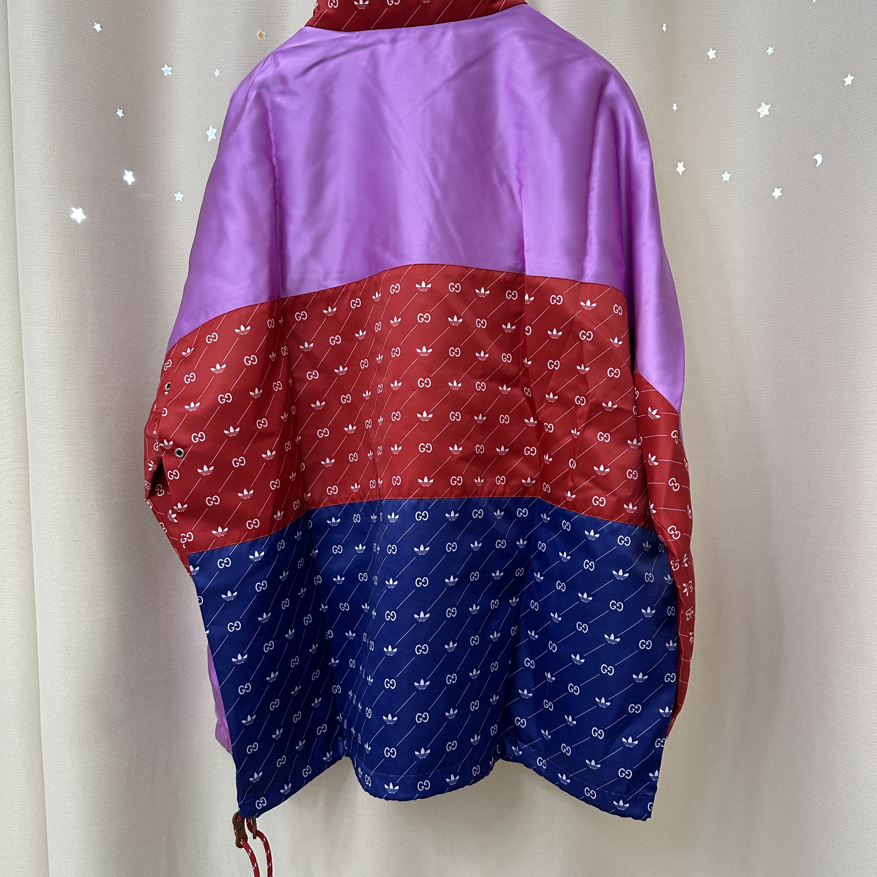 Gucci x Adidas Acetate Jacket Pink 착용 스타일 - 3