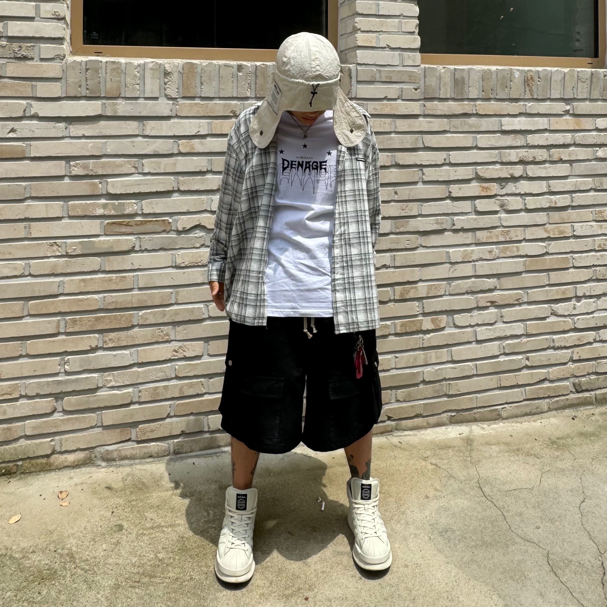 Supreme Leather Key Loop Red - 21SS, Adidas x Rick Owens Mastodon Pro Model Pearl 착용 스타일 - 3