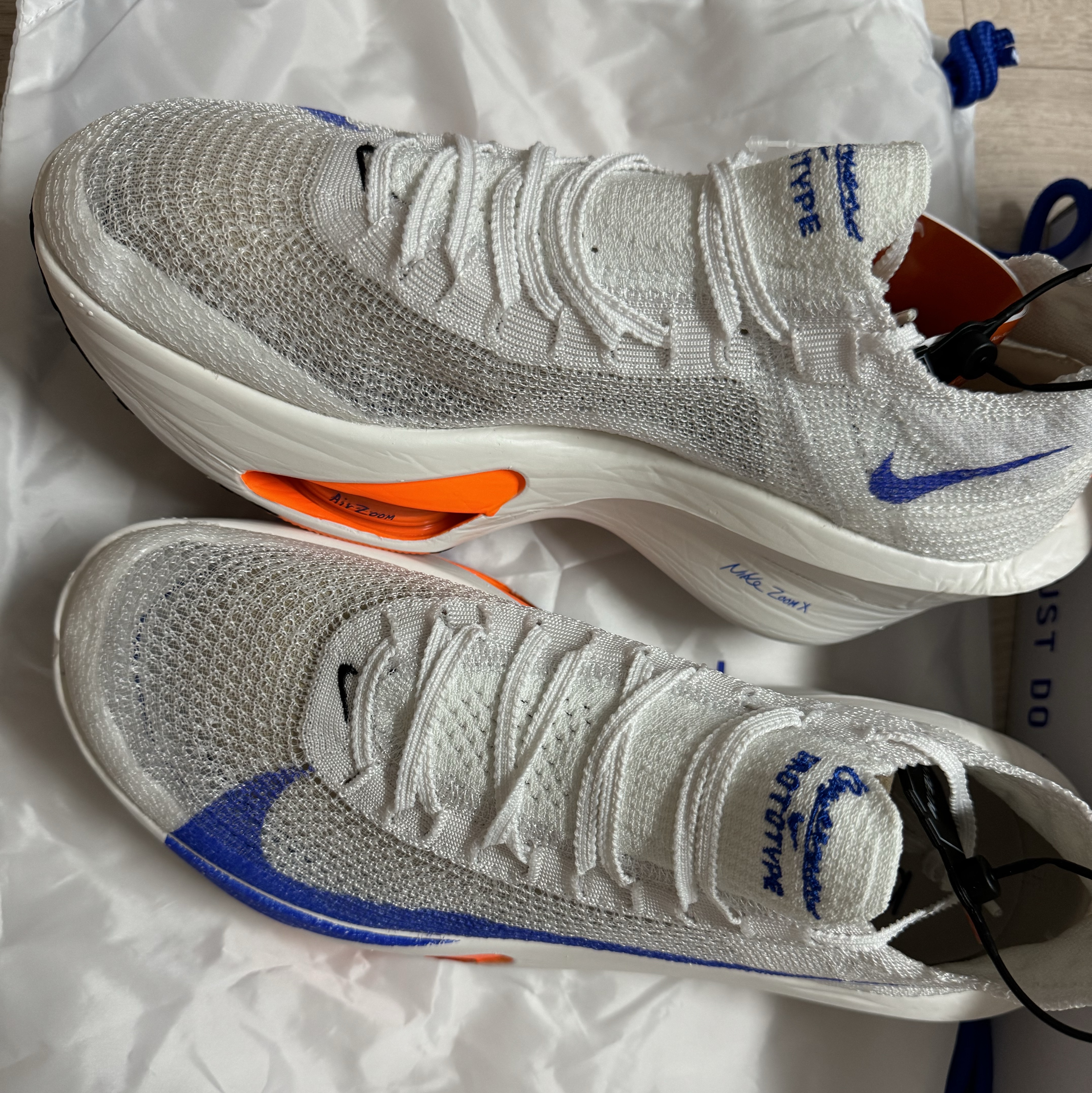 Nike Air Zoom Alphafly Next% 3 Blueprint 착용 스타일
