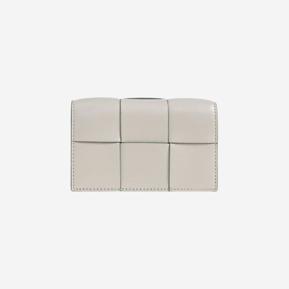 (W) Bottega Veneta Cassette Business Card Case Agate Grey 상세 이미지 1