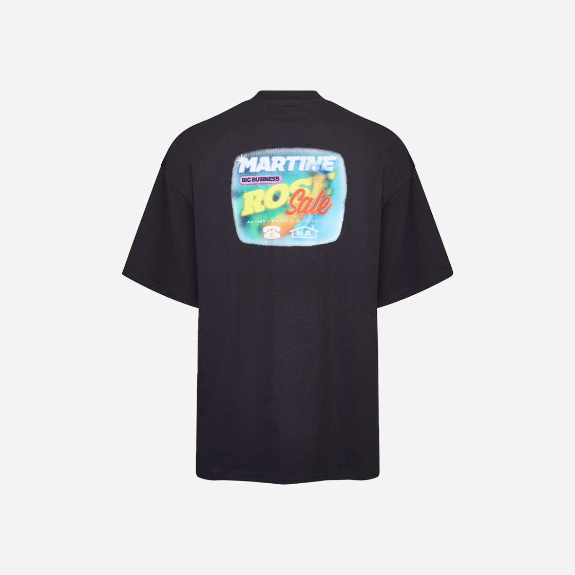 마틴 로즈 오버사이즈 숏슬리브 티셔츠 블랙 - 24FW(Martine Rose Oversized S/S T-Shirt Black - 24FW) - 2