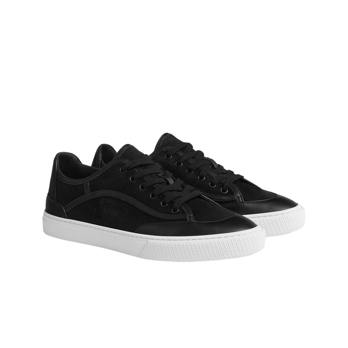 에르메스 겟 스니커즈 스웨이드 고트스킨 카프스킨 & 누아(Hermes Get Sneakers Suede Goatskin Calfskin & Noir) - 2