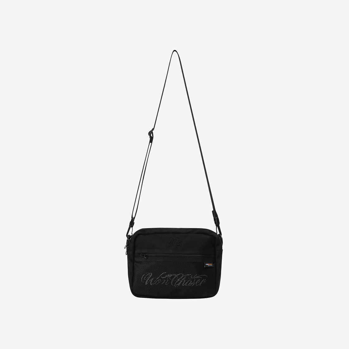 [예약배송] 원체이처 코듀라 메신저 백 블랙([예약배송] Won Chaser Cordura Messenger Bag Black)