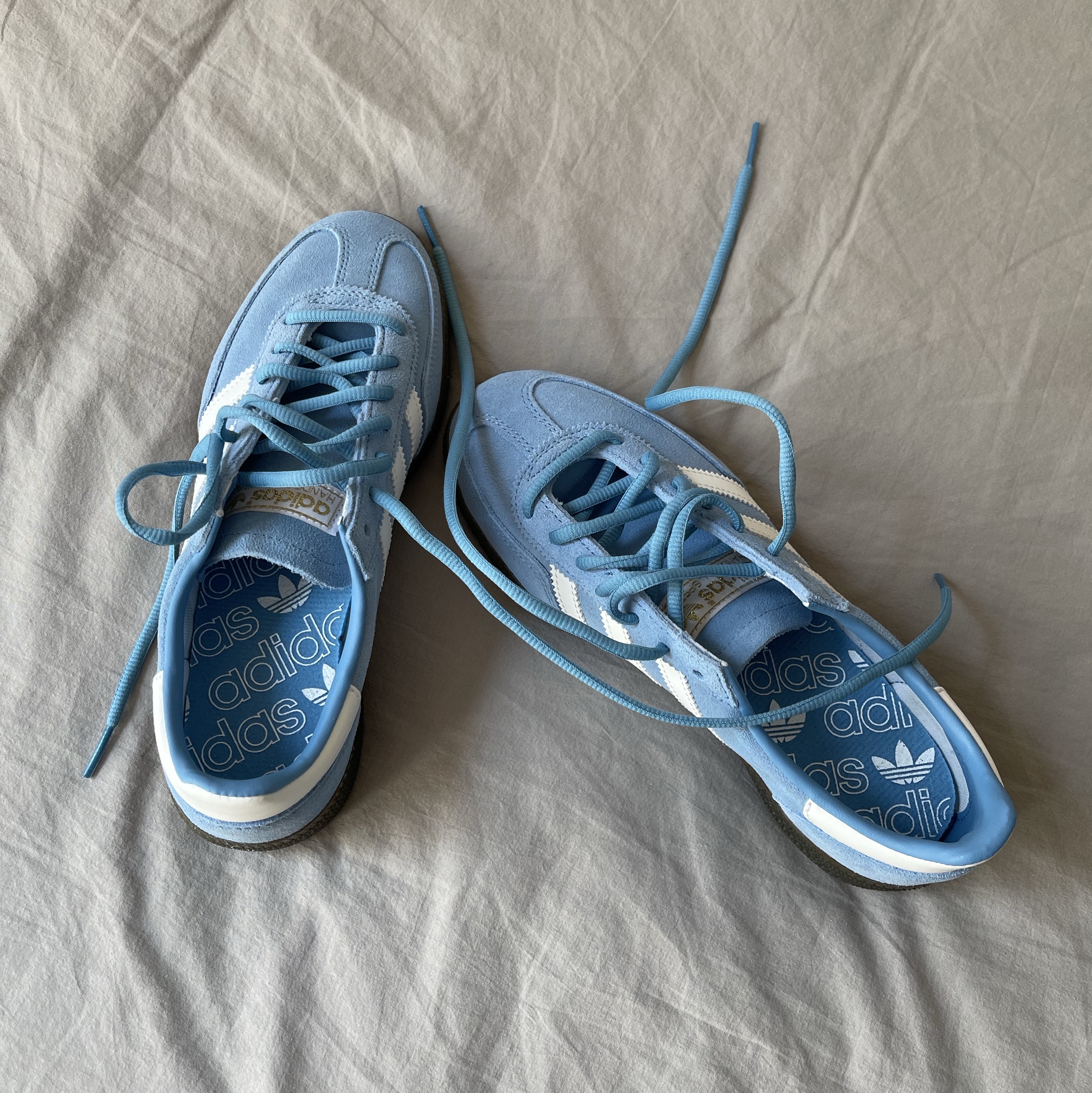 Adidas Spezial Handball Light Blue 착용 스타일