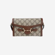 Gucci Horsebit 1955 Mini Bag Beige Ebony Brown