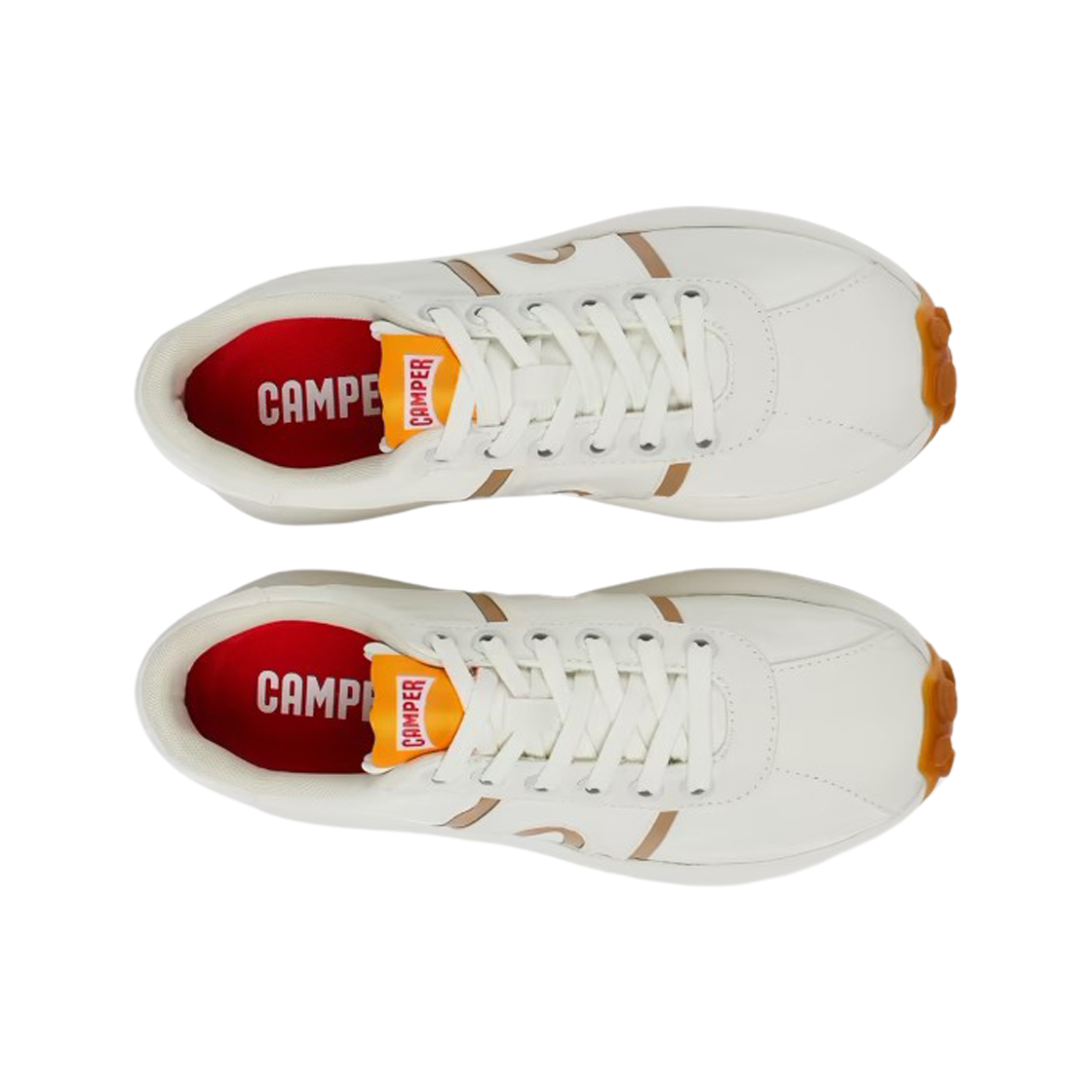 (W) 캠퍼 페롤타스 아테네 텍스타일 스니커즈 화이트((W) Camper Pelotas Athens Textile Sneakers White) - 2