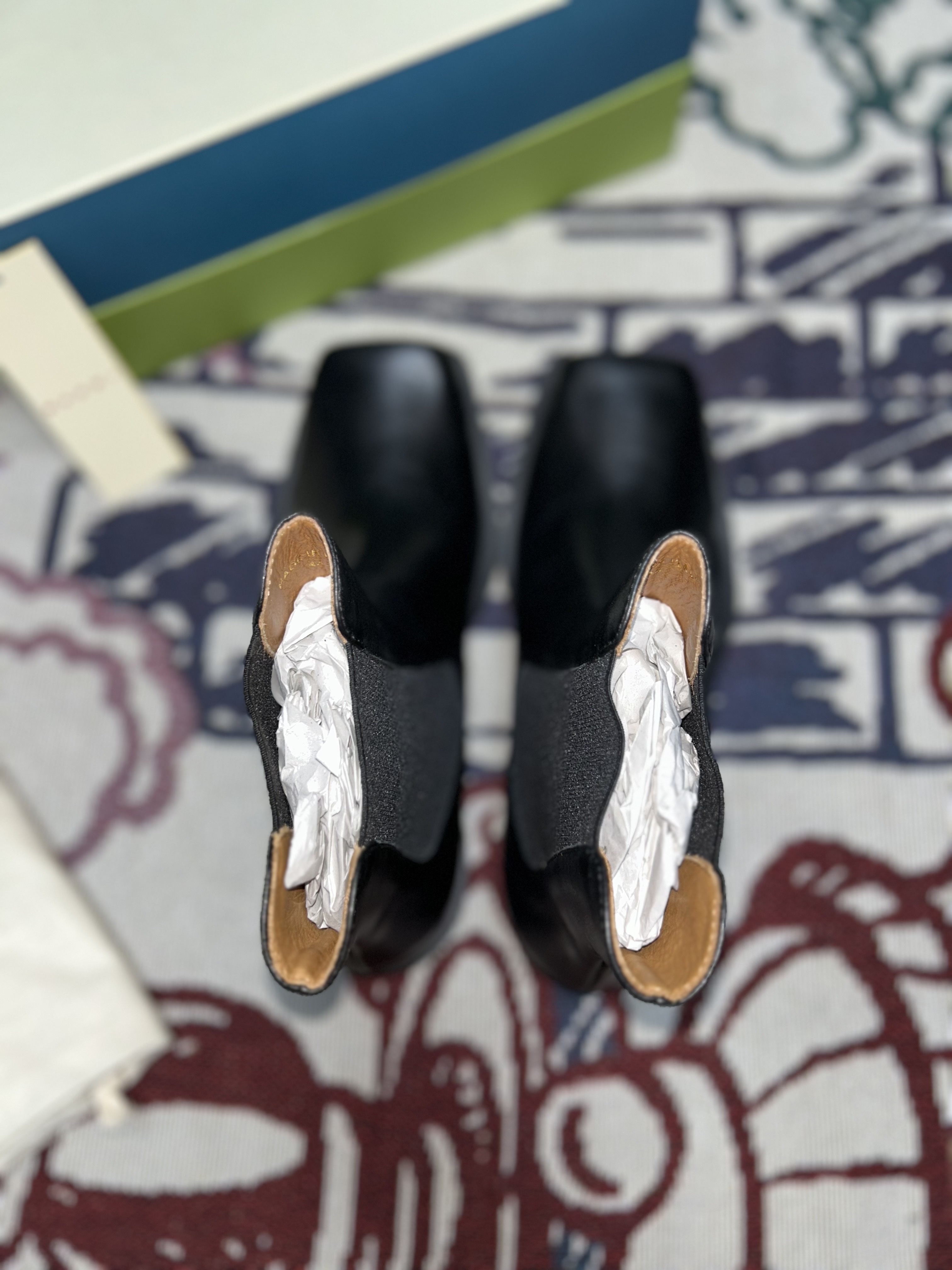 Marni Leather Ankle Boots Black 착용 스타일 - 3