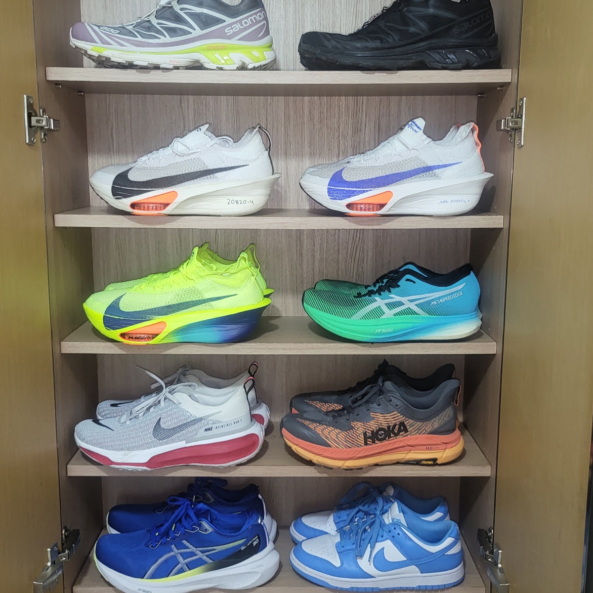 Nike Air Zoom Alphafly Next% 3 Blueprint, Nike Air Zoom Alphafly Next% 3 Volt 착용 스타일