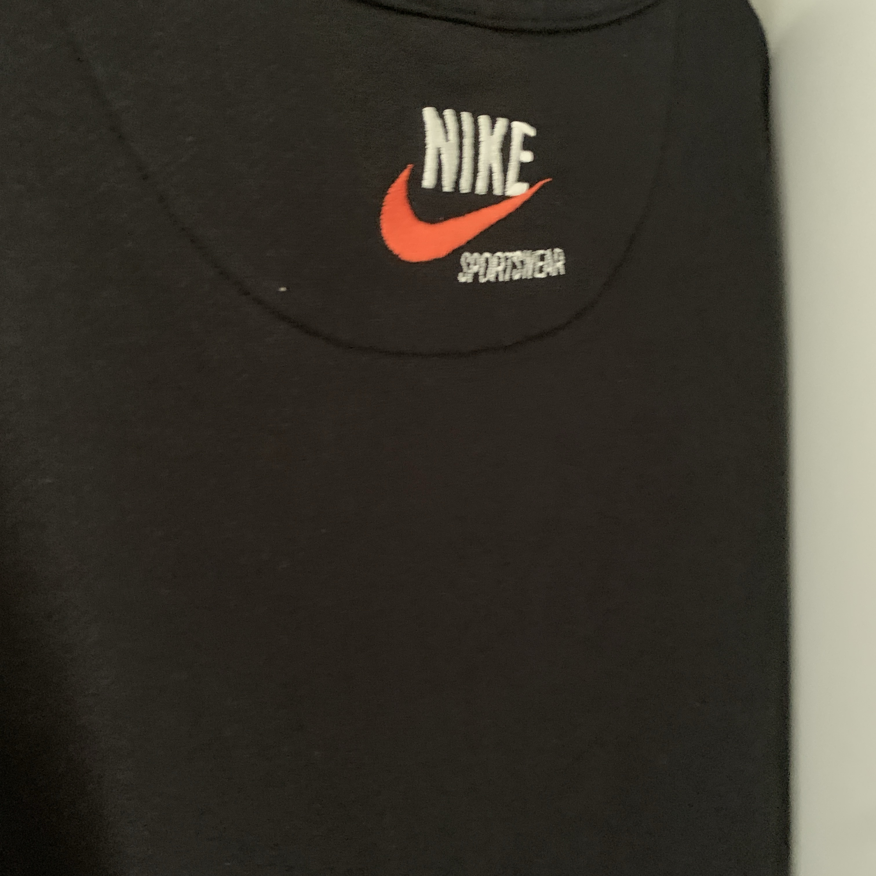 Nike NSW Trend Fleece Crew Black Sail - Asia 착용 스타일 - 2