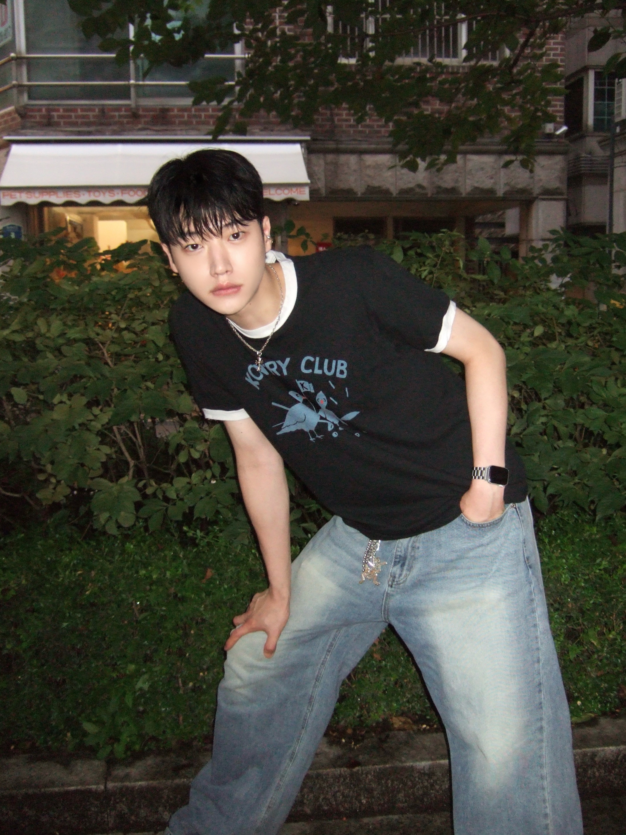 Kapital Kountry Club Bird Ringer T-Shirt Black, Arc'teryx Keyring Metal 착용 스타일 - 3