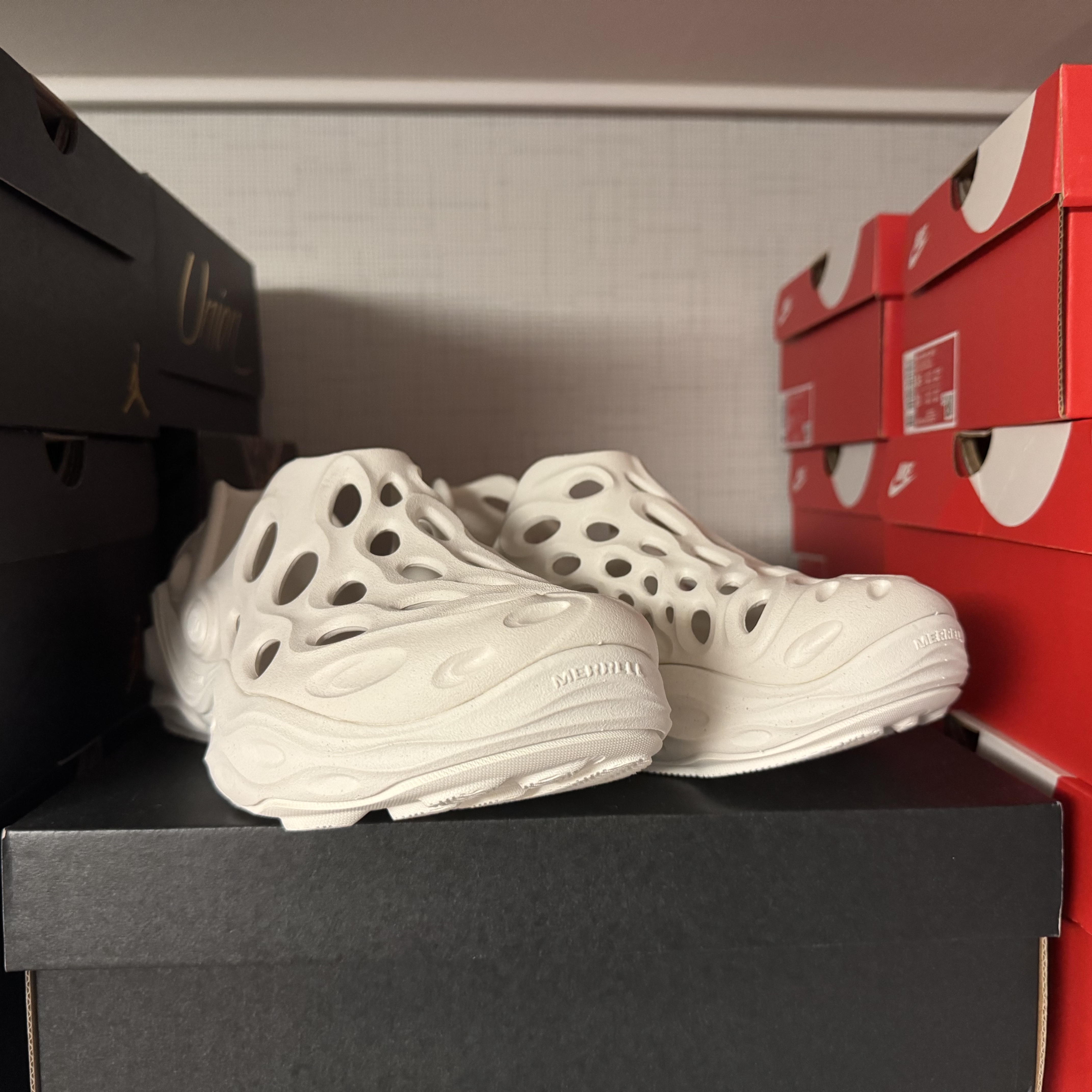[1TRL] Merrell Hydro Next Gen Moc SE Triple White 착용 스타일